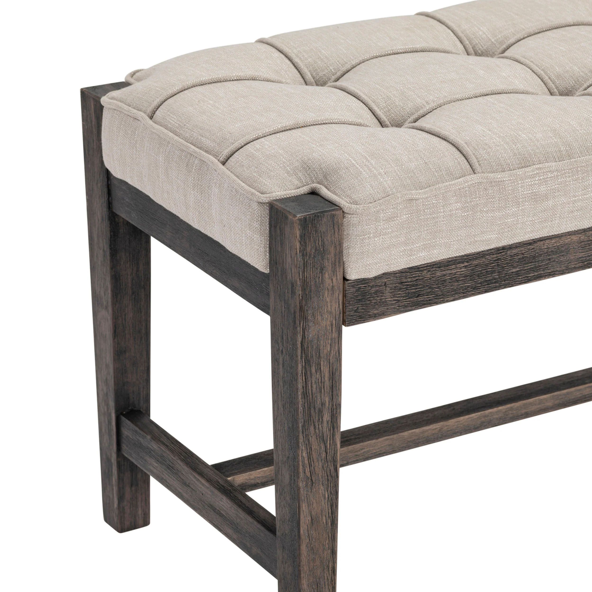 Dixon Bench, Beige - Image 3