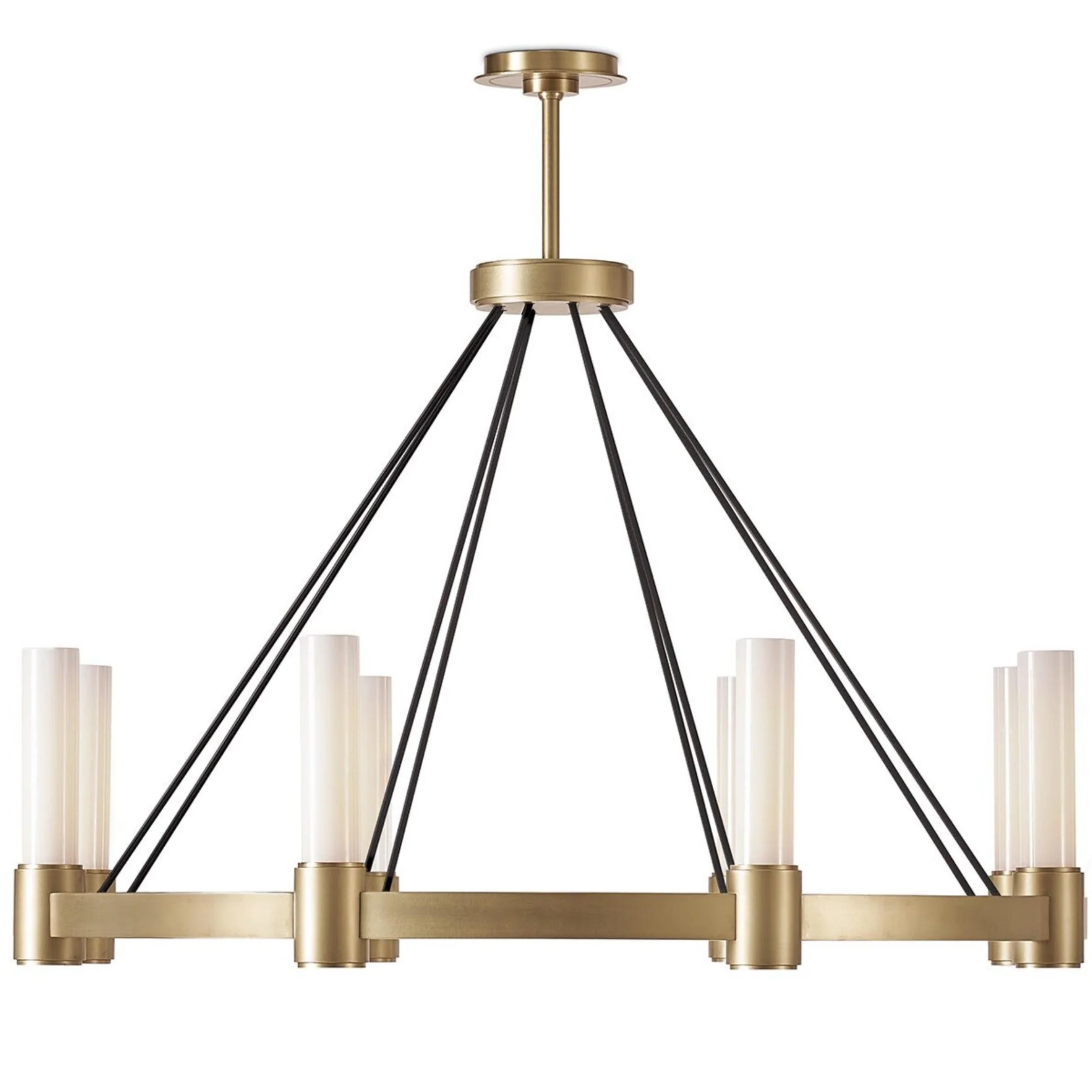 Dixon Chandelier, Natural Brass - Image 2