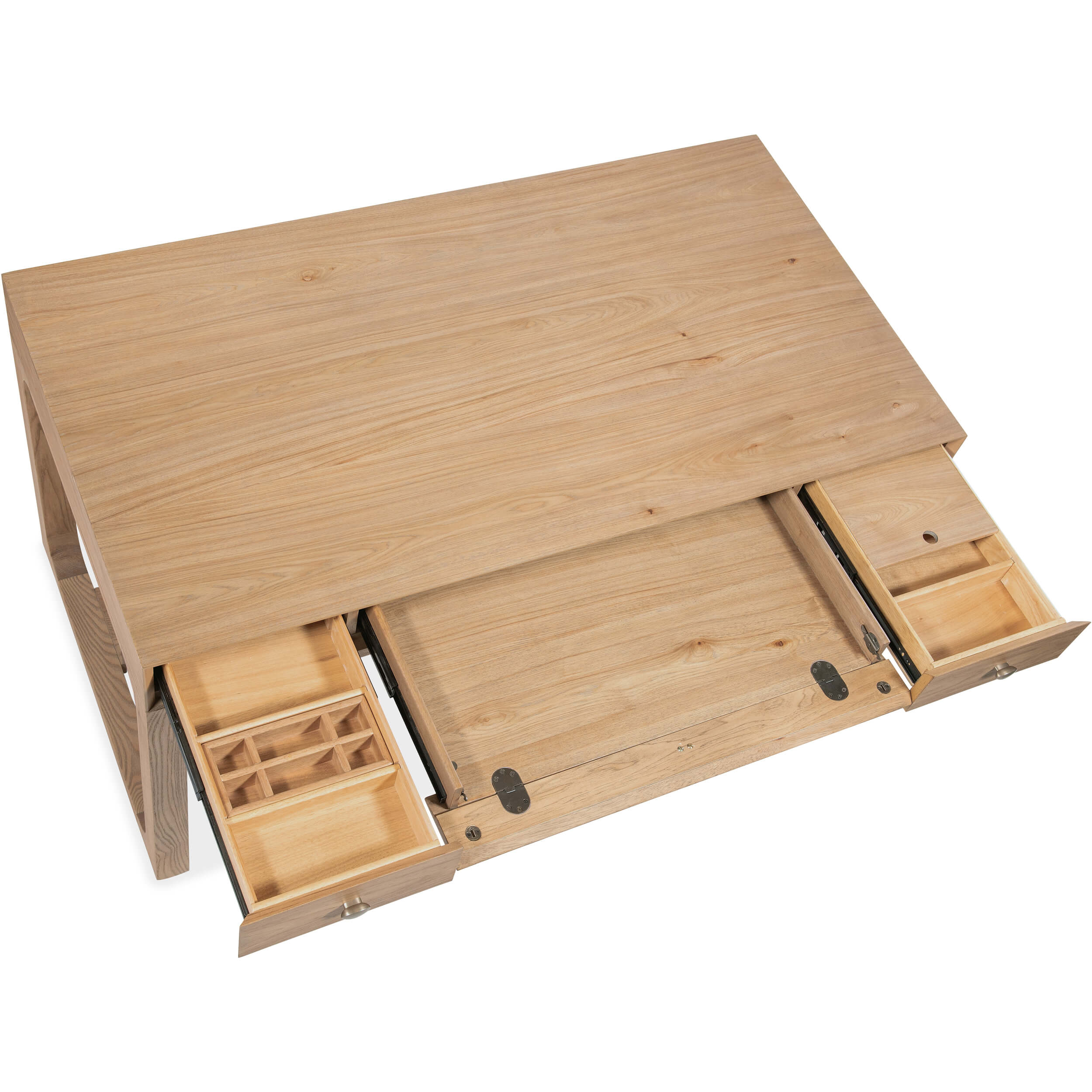 Documents Writing Desk, Light Wood - Image 4