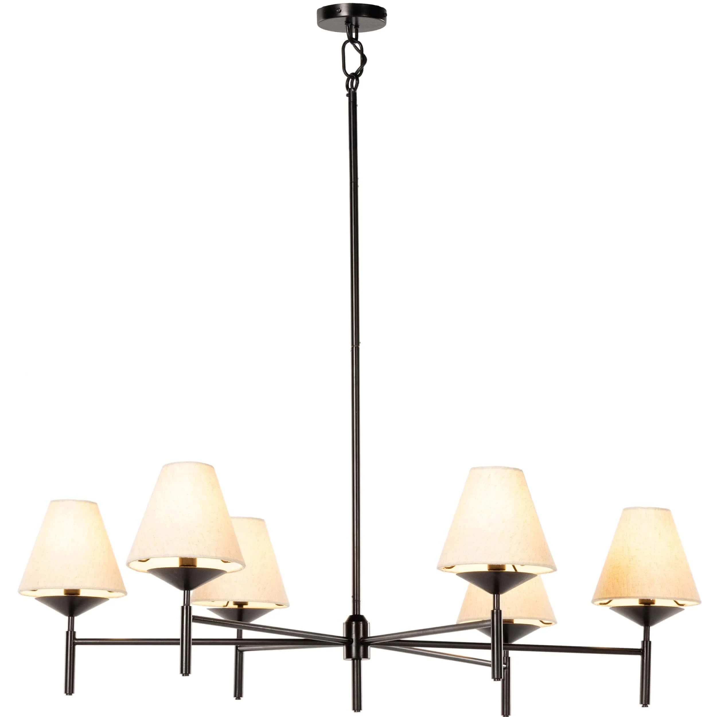 Dodie Chandelier, Jet Black by Four Hands - Image 2