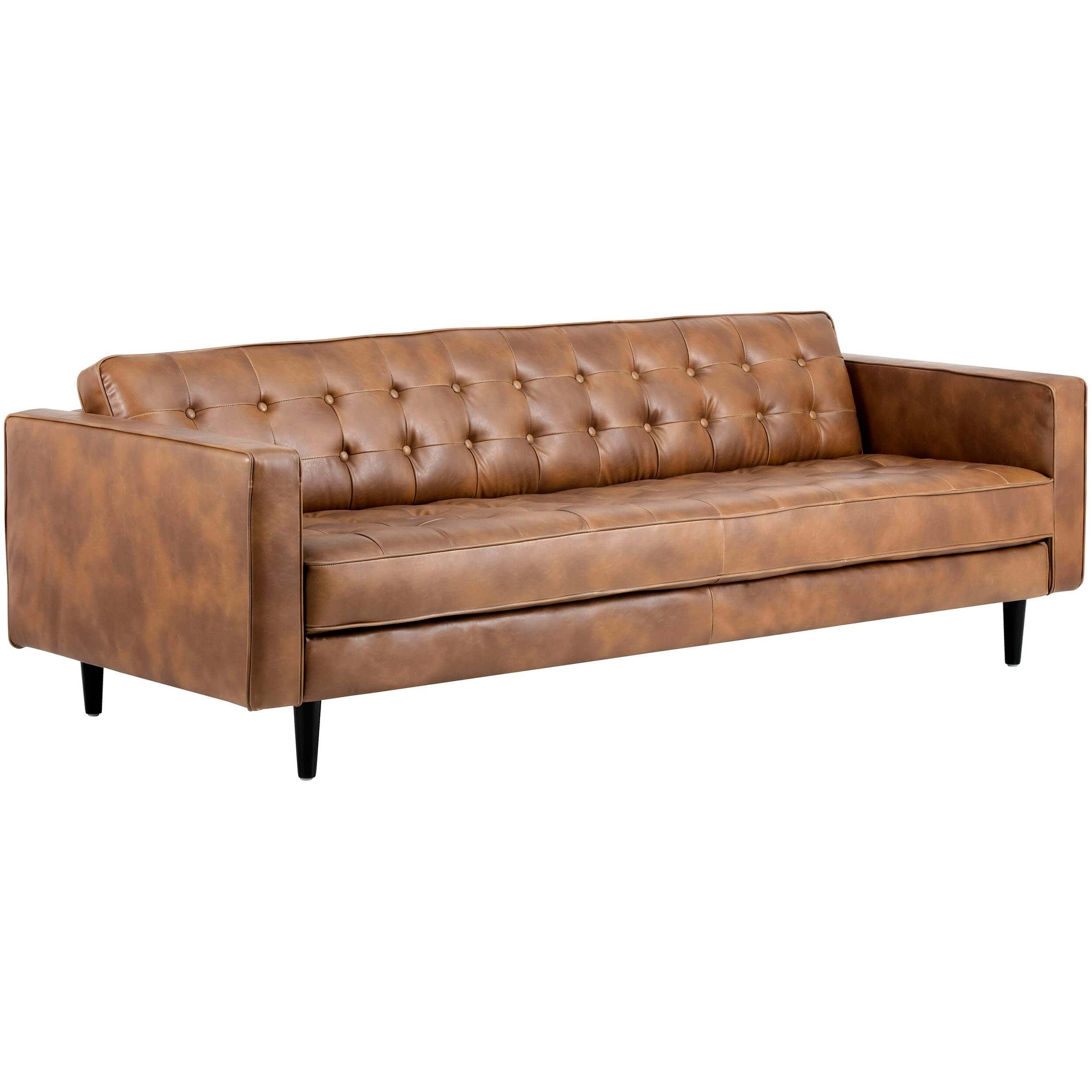 Donnie Sofa, Tobacco Tan - Image 2