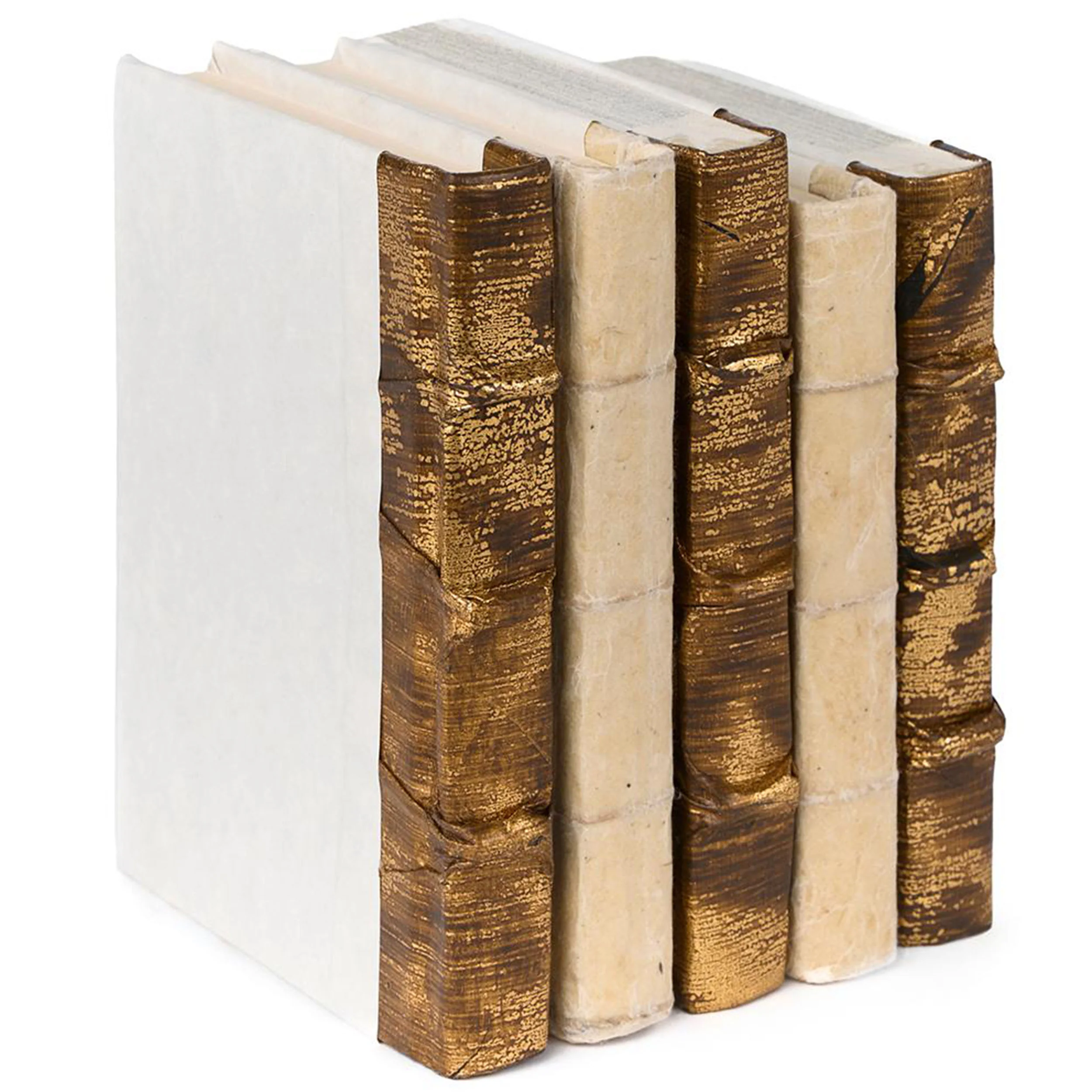 Doolin Book Stack, Gold/Natural - Image 2