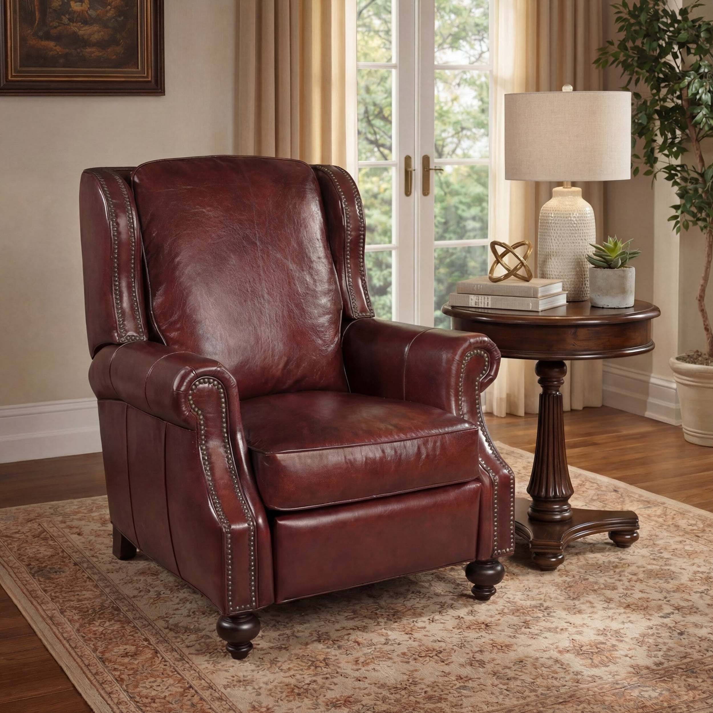 Drake Leather Recliner, Balmoral Cornwall - Image 2