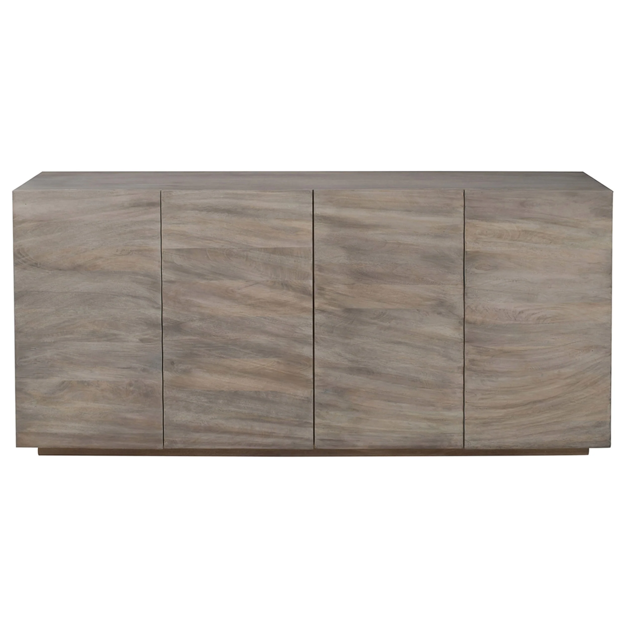 Drift 4 Door Sideboard, Light Brown - Image 2