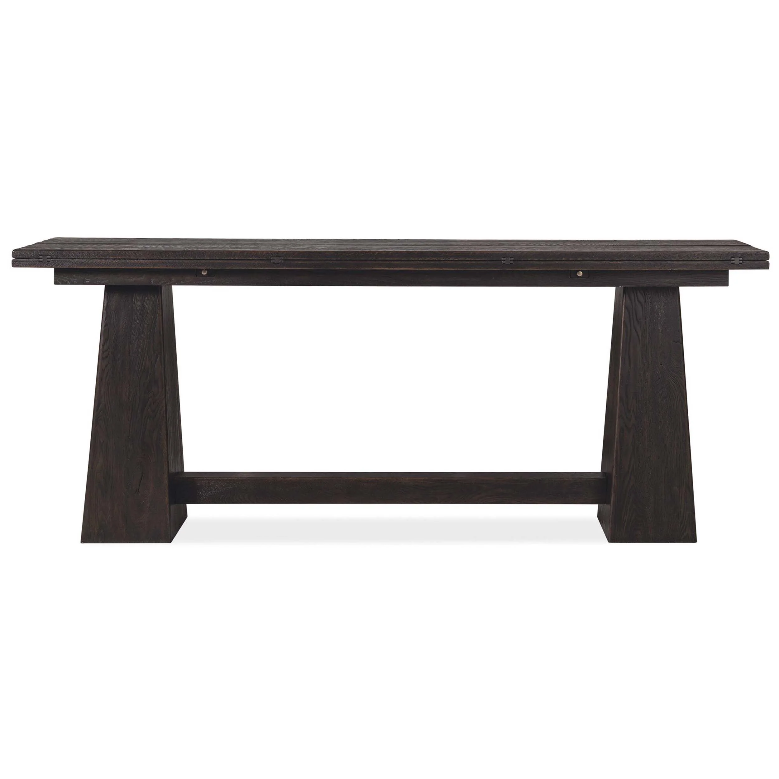 Driftwood Flip-Top Console Table, Burnt Timber - Image 4