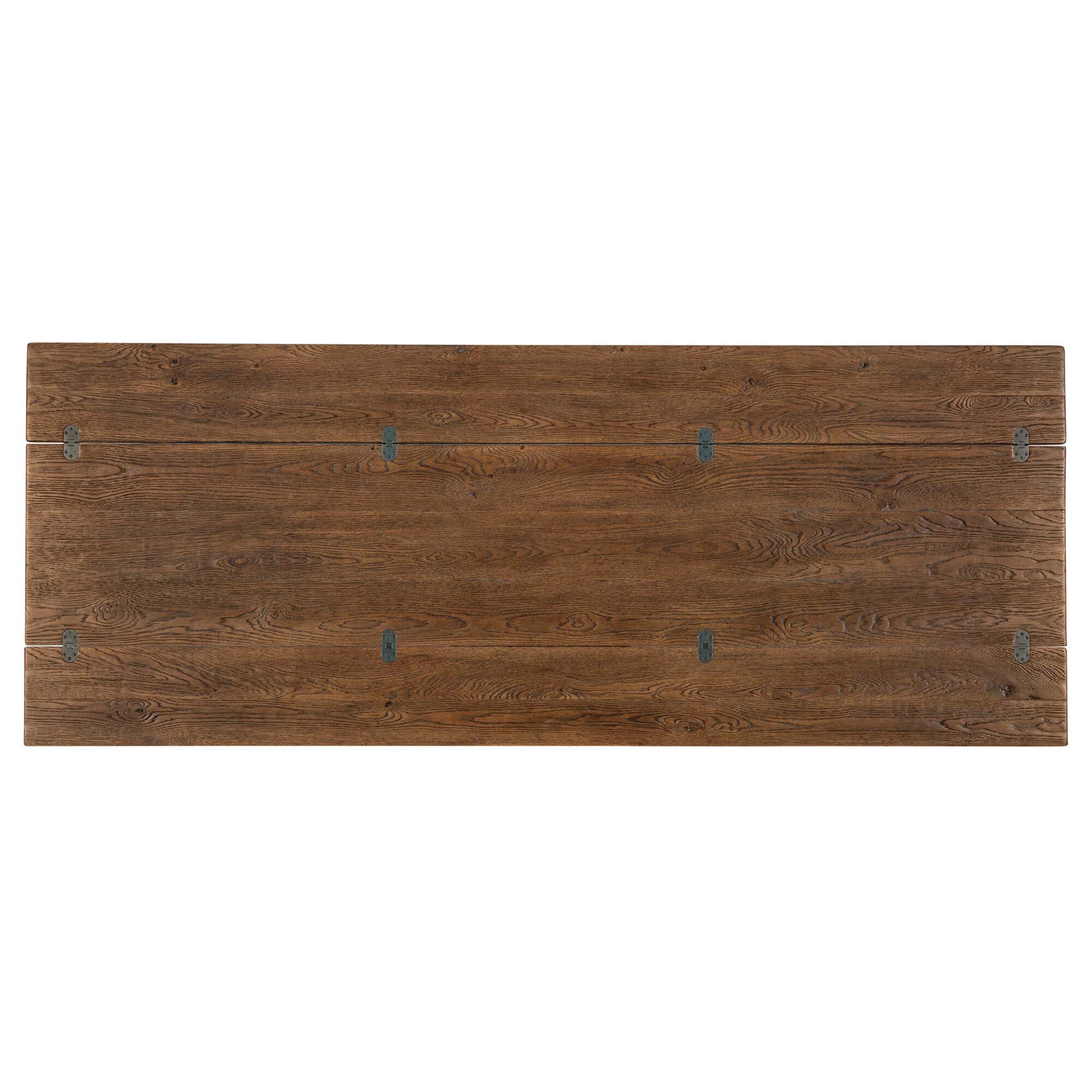 Driftwood Flip-Top Console Table, Worn Saddle - Image 3