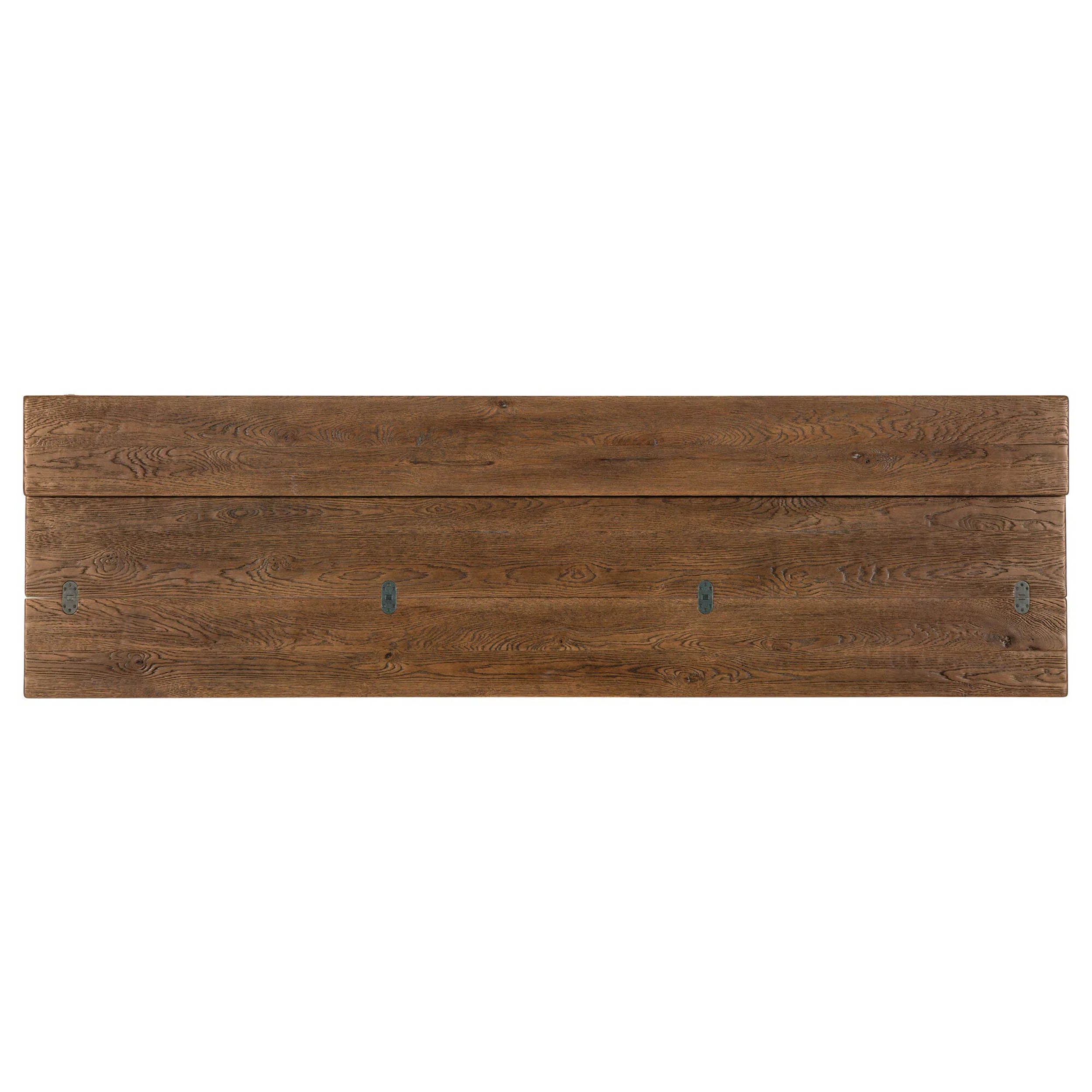 Driftwood Flip-Top Console Table, Worn Saddle - Image 4