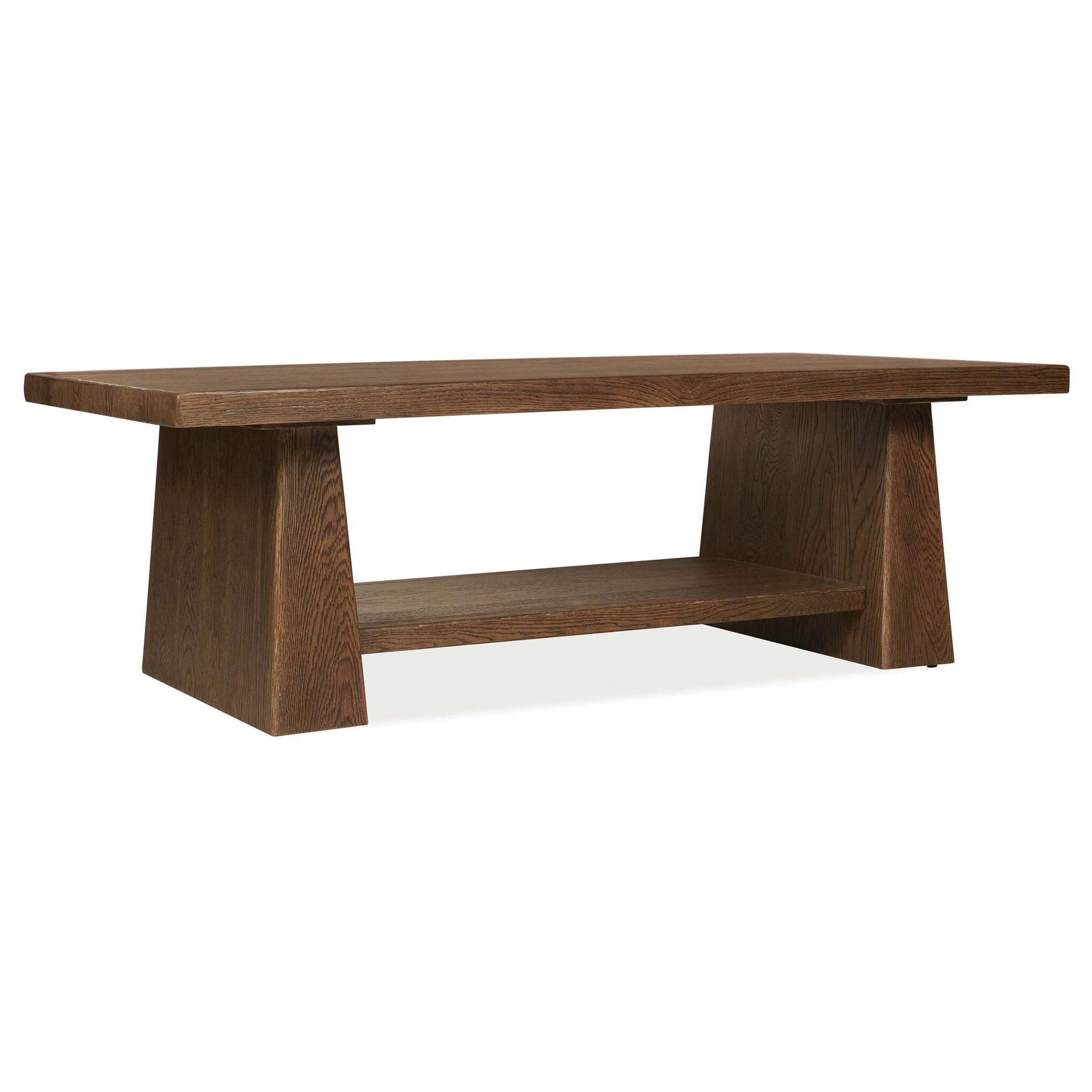 Driftwood Rectangle Cocktail Table, Worn Saddle
