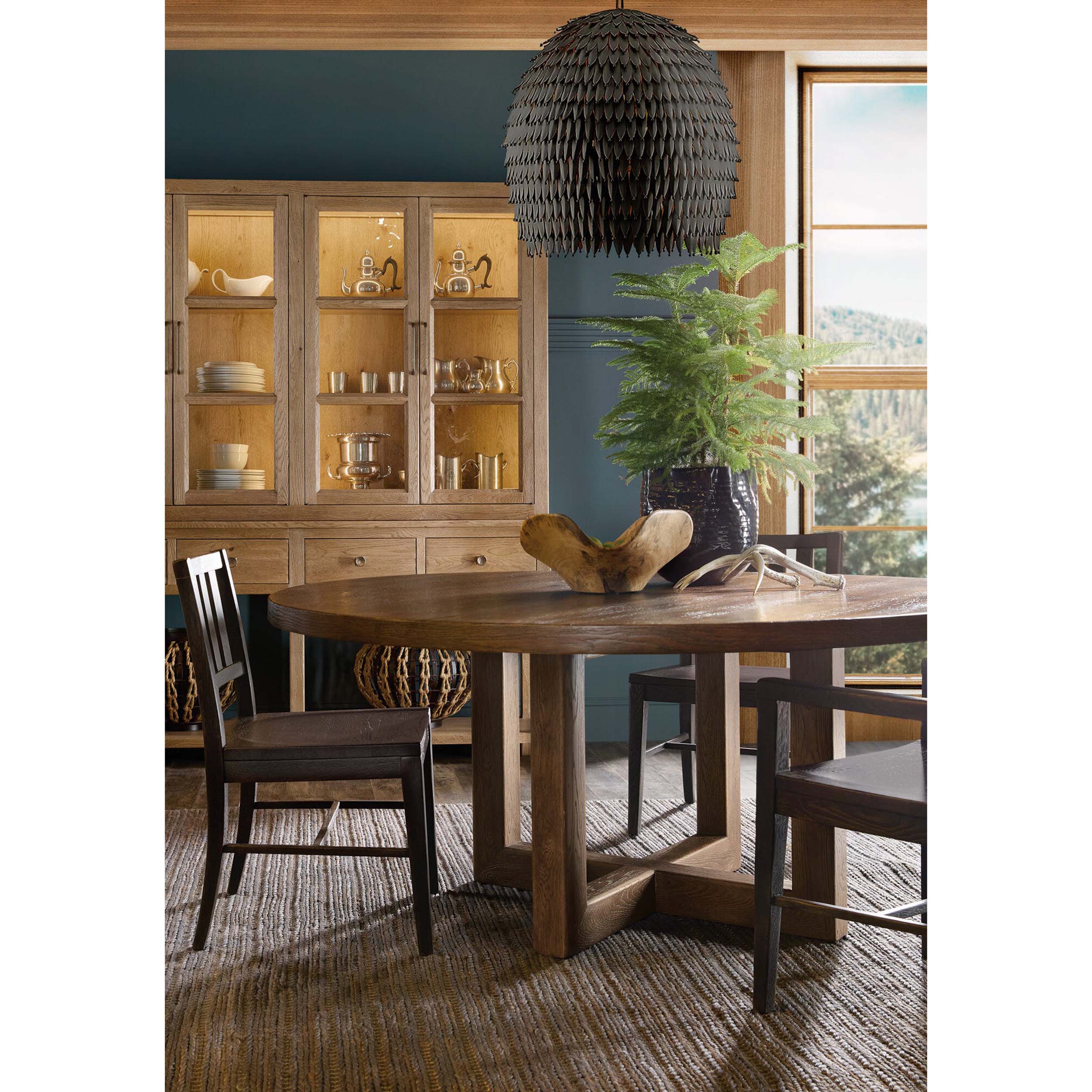 Driftwood Splatback Side Chair, Burnt Timber, Set of 2 - Image 4