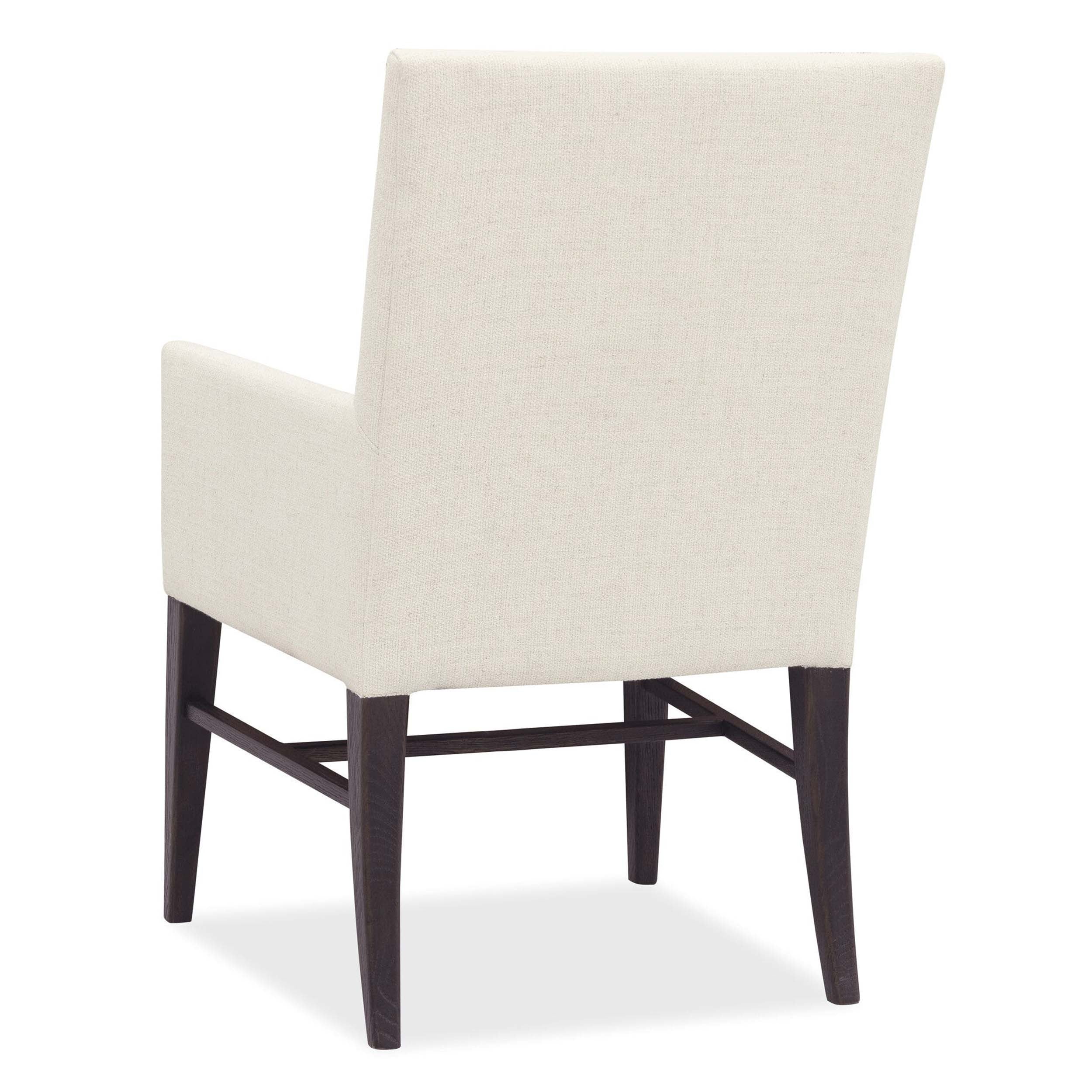 Driftwood Upholstered Arm Chair, Burnt Timber, Set of 2 - Image 3