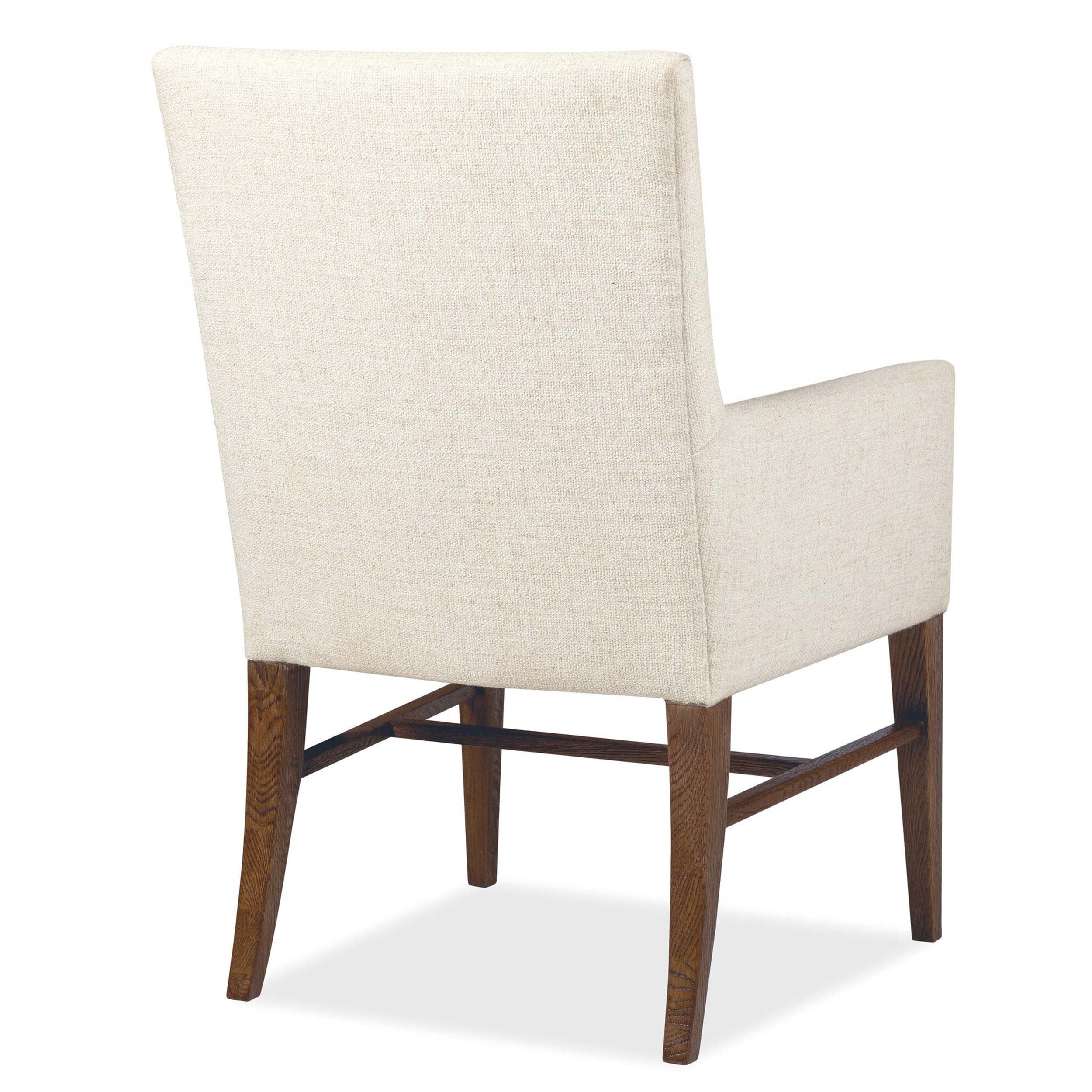 Driftwood Upholstered Arm Chair, Worn Saddle, Set of 2 - Image 3