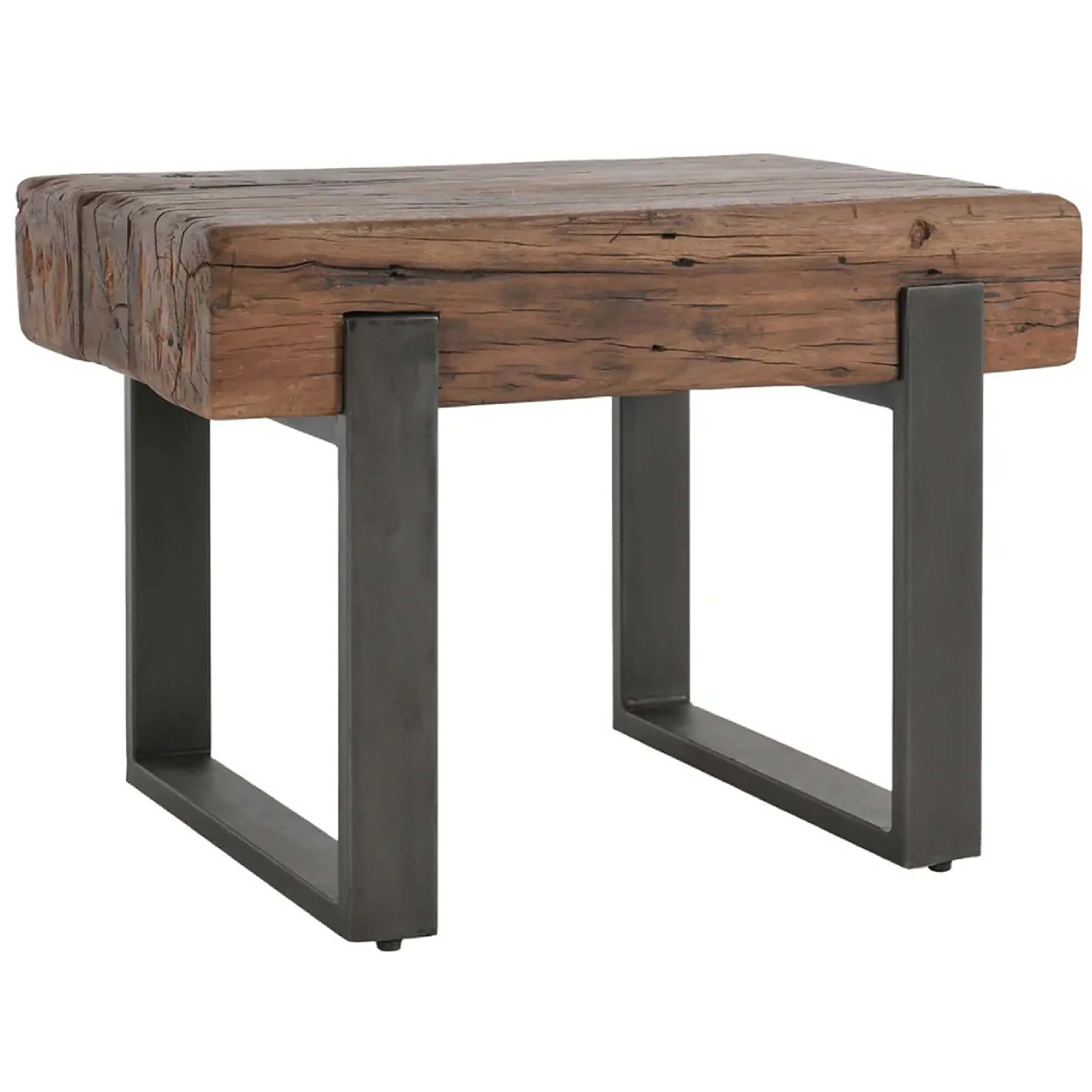 Duarte Rectangular End Table, Rustic Brown