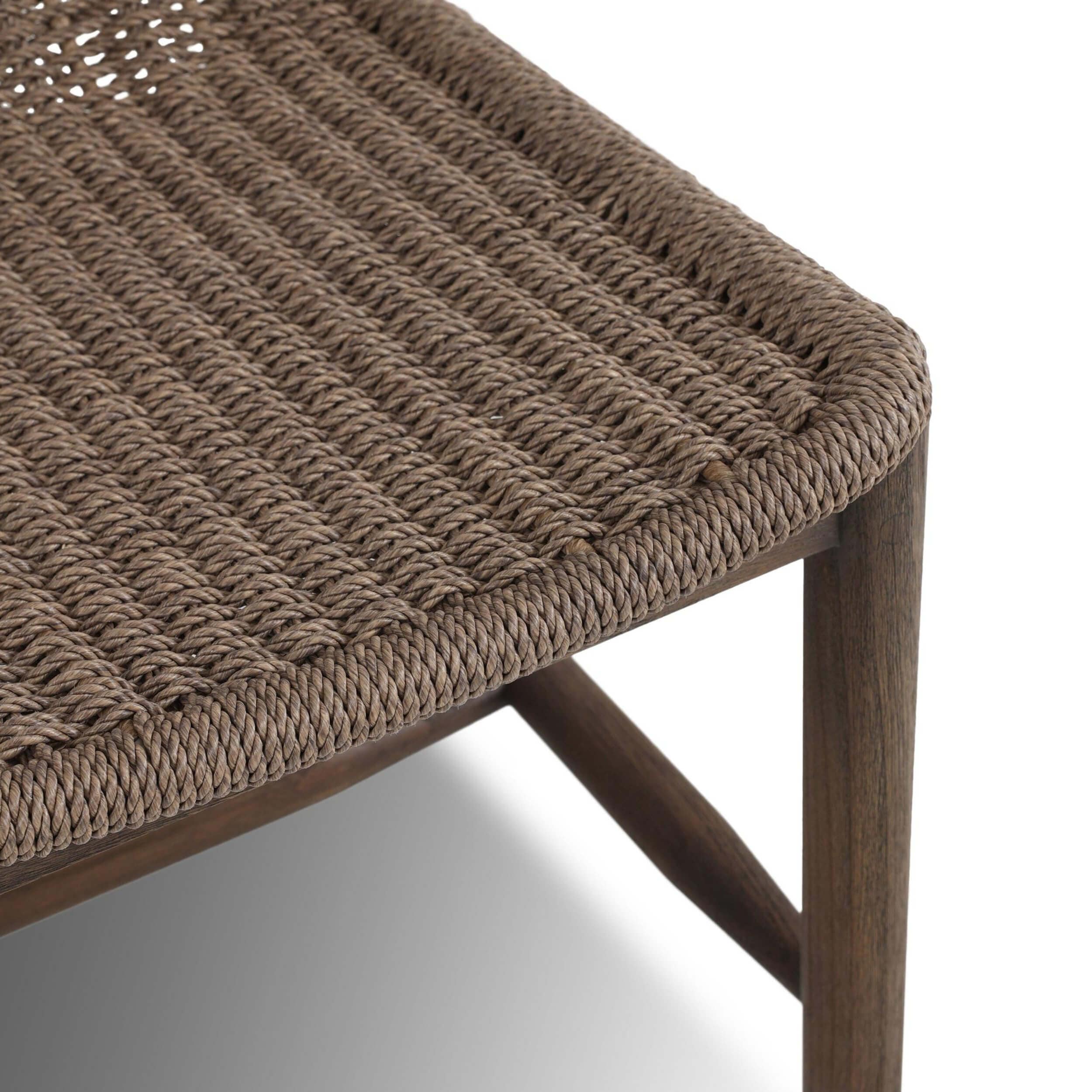 Dume Outdoor Dining Chair, Dark Textured, Set of 2 by Amber Lewis x Four Hands - Image 4