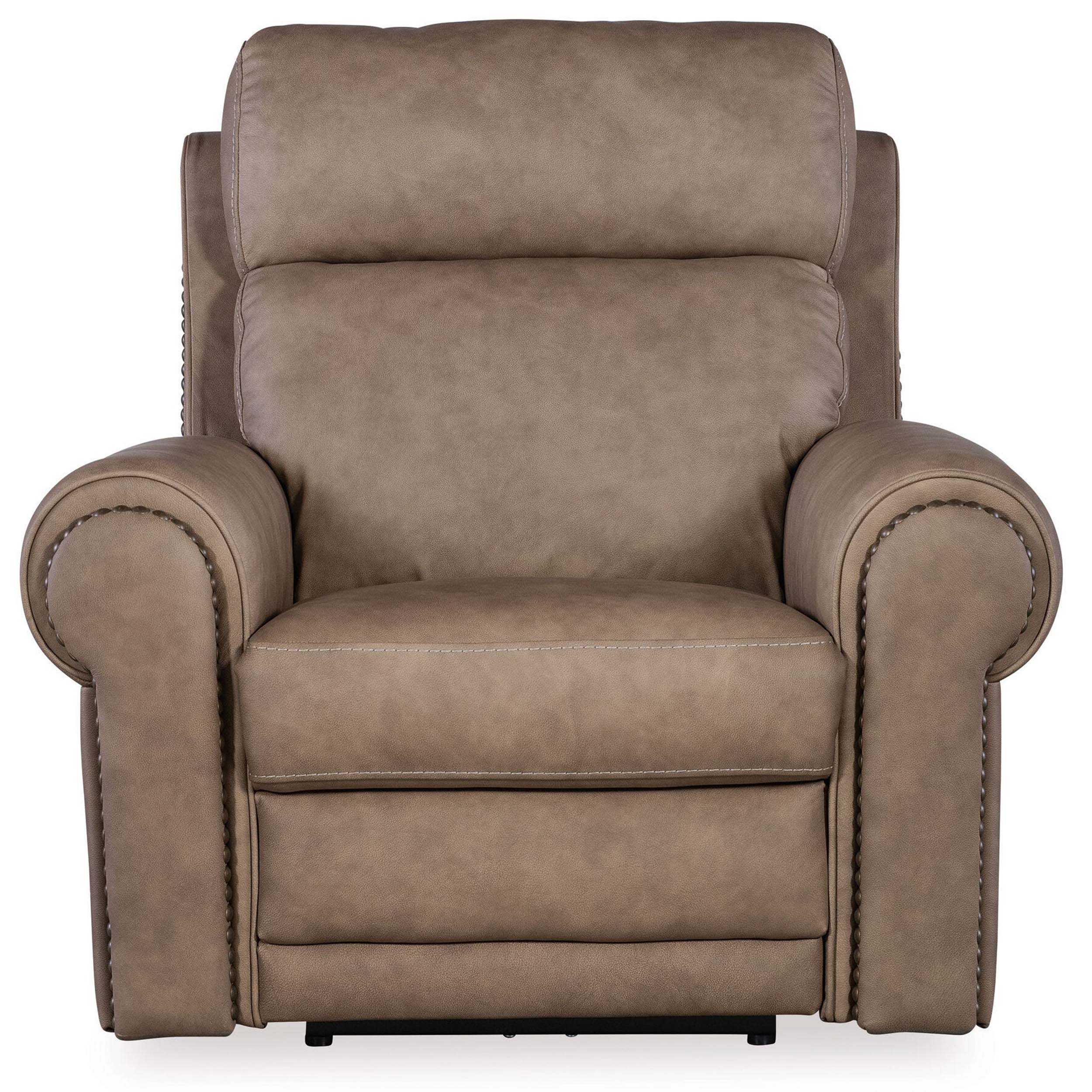 Duncan Leather Power Recliner, Kalahari Camel - Image 2