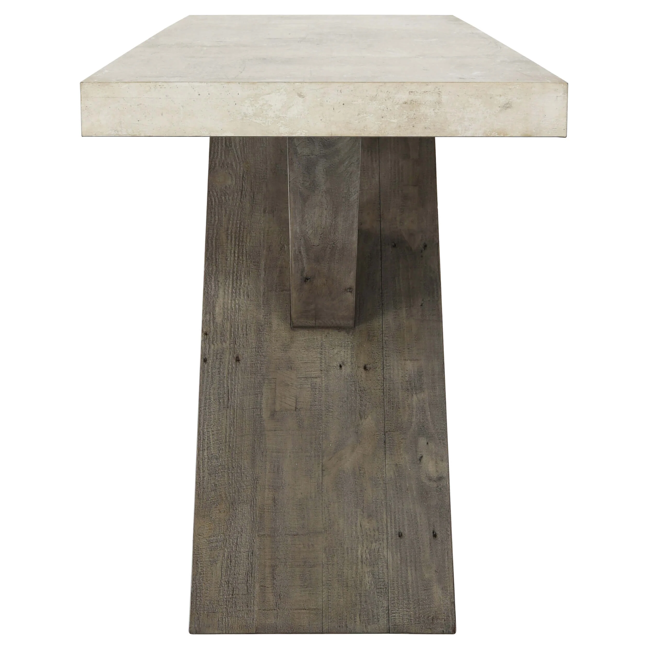 Durant Console Table, Antique White - Image 3