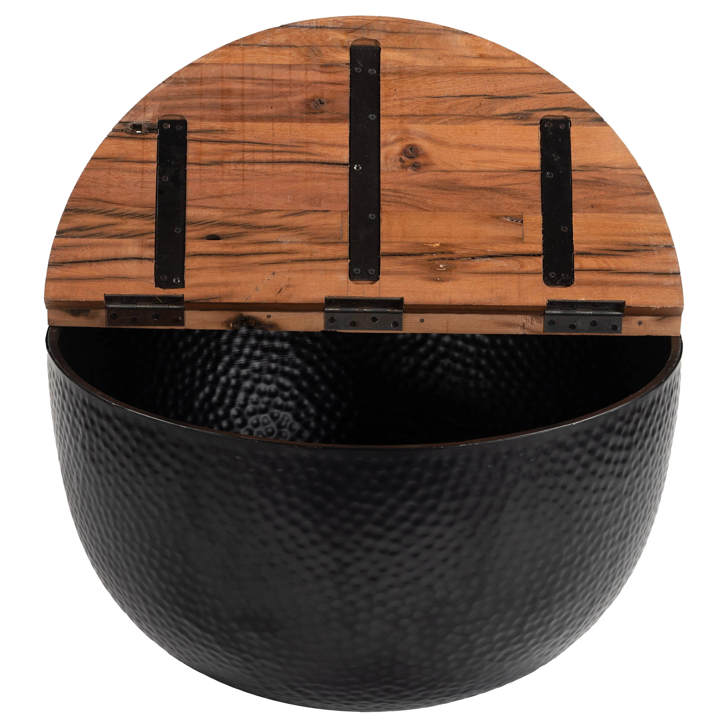 Duskan Storage Coffee Table, Natural/Black - Image 4