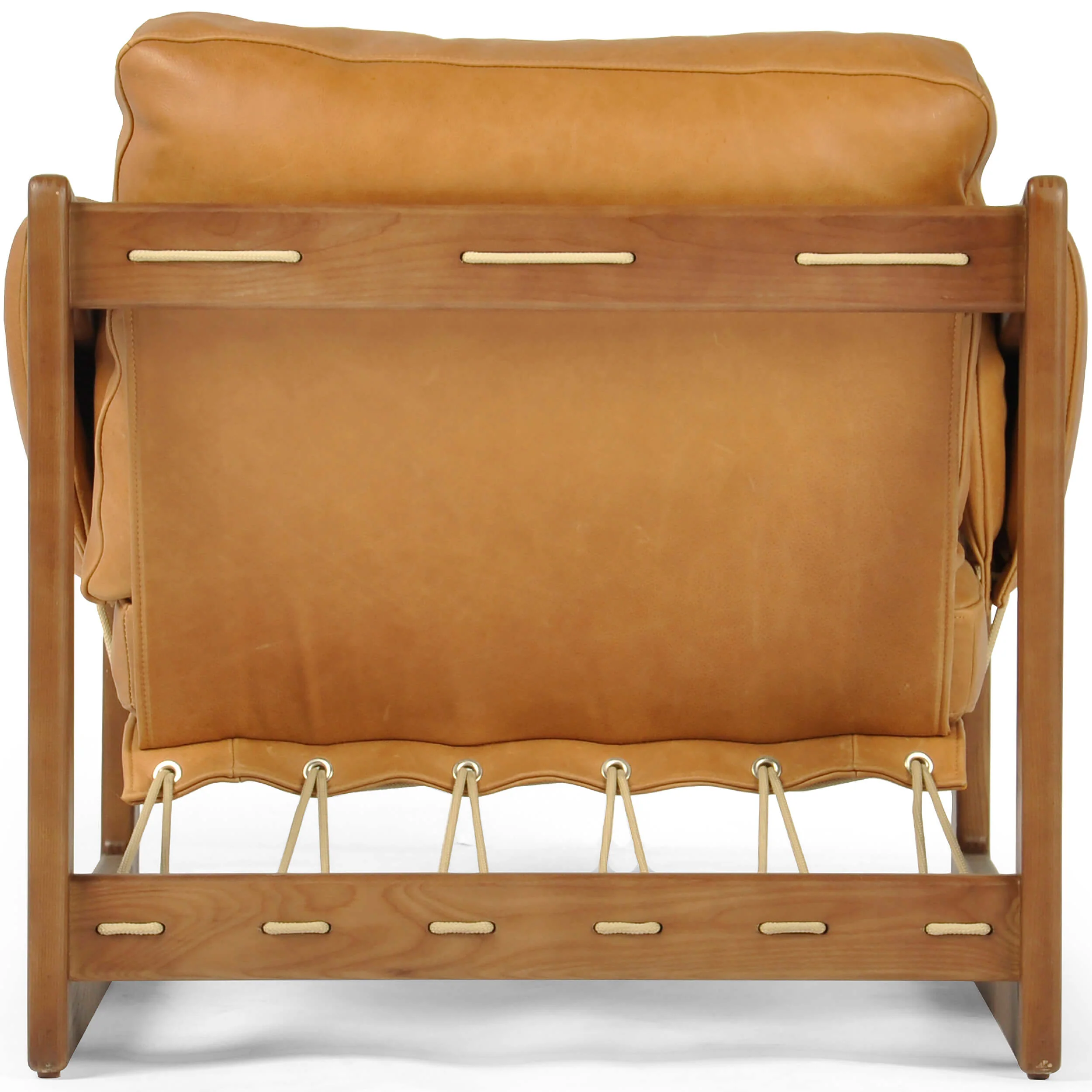 Dustin Leather Chair, Palermo Cognac by Four Hands - Image 4