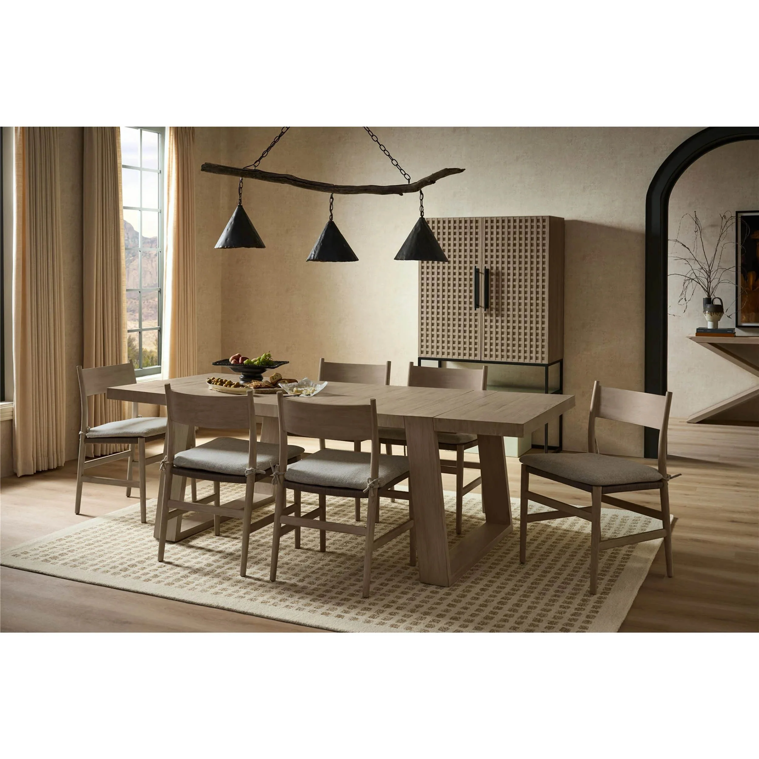 Dwell Wood Back Side Chair, Boulder, Set of 2 - Image 4