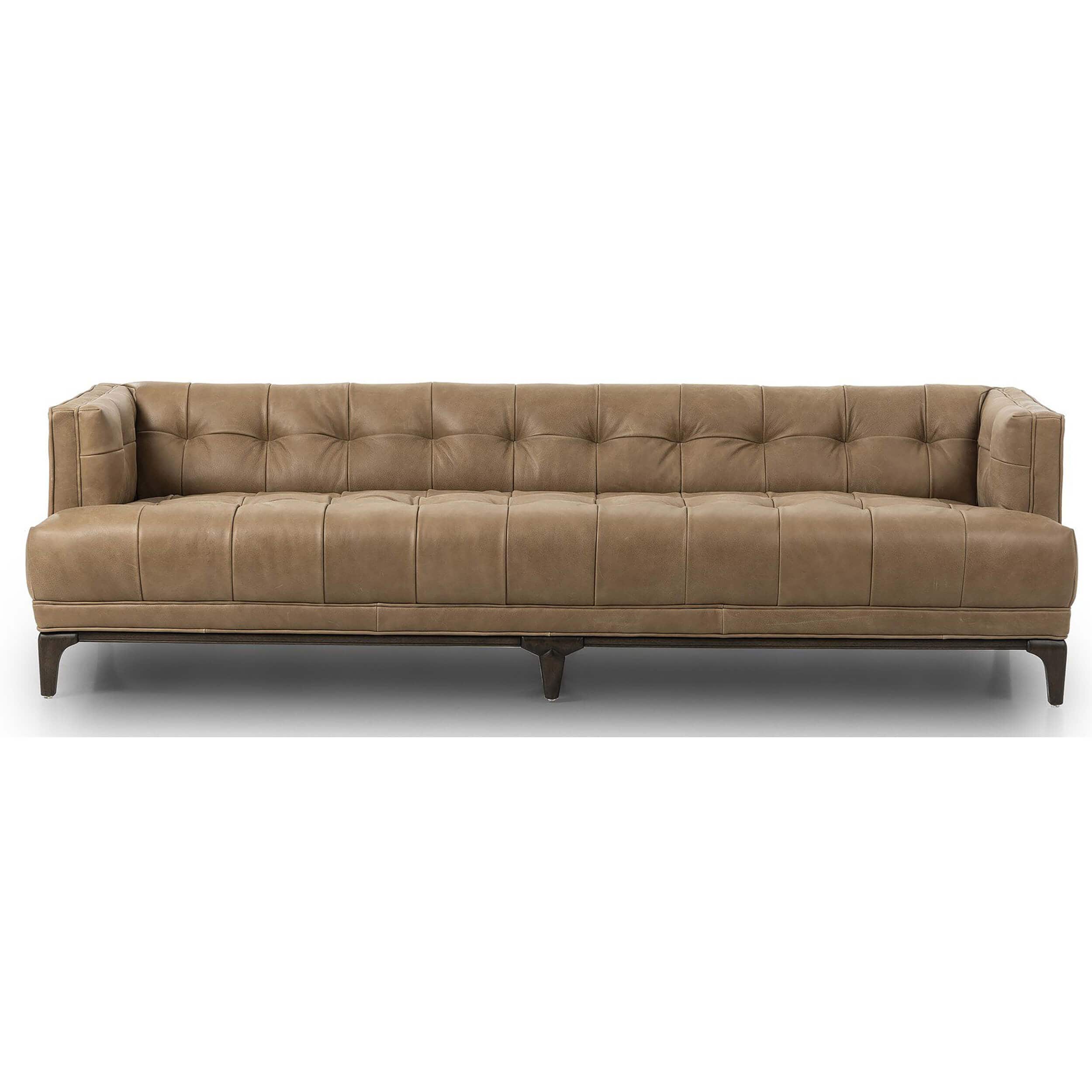 Dylan Leather Sofa, Palermo Drift by Four Hands