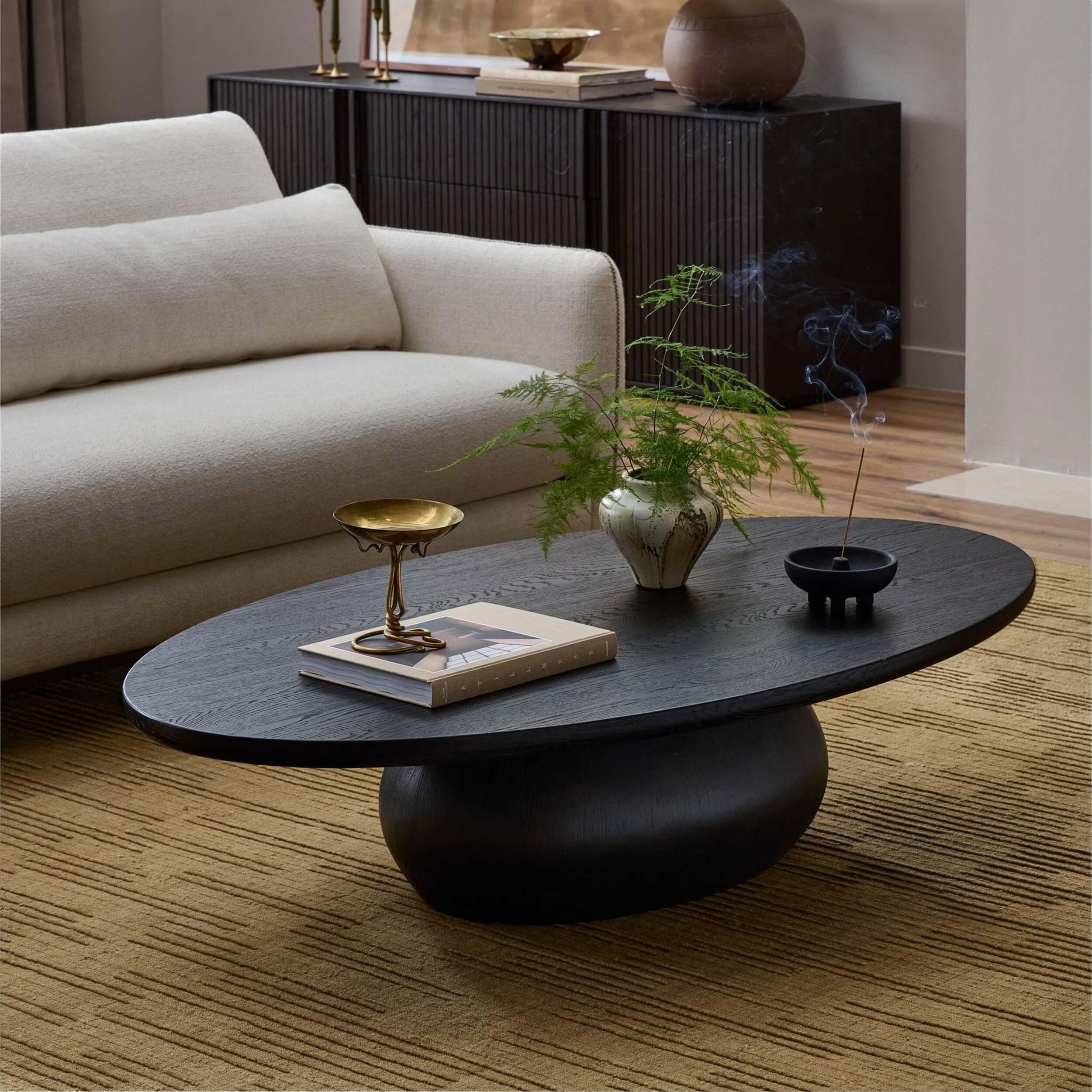 Eamon Coffee Table, Worn Black by Four Hands - Image 5