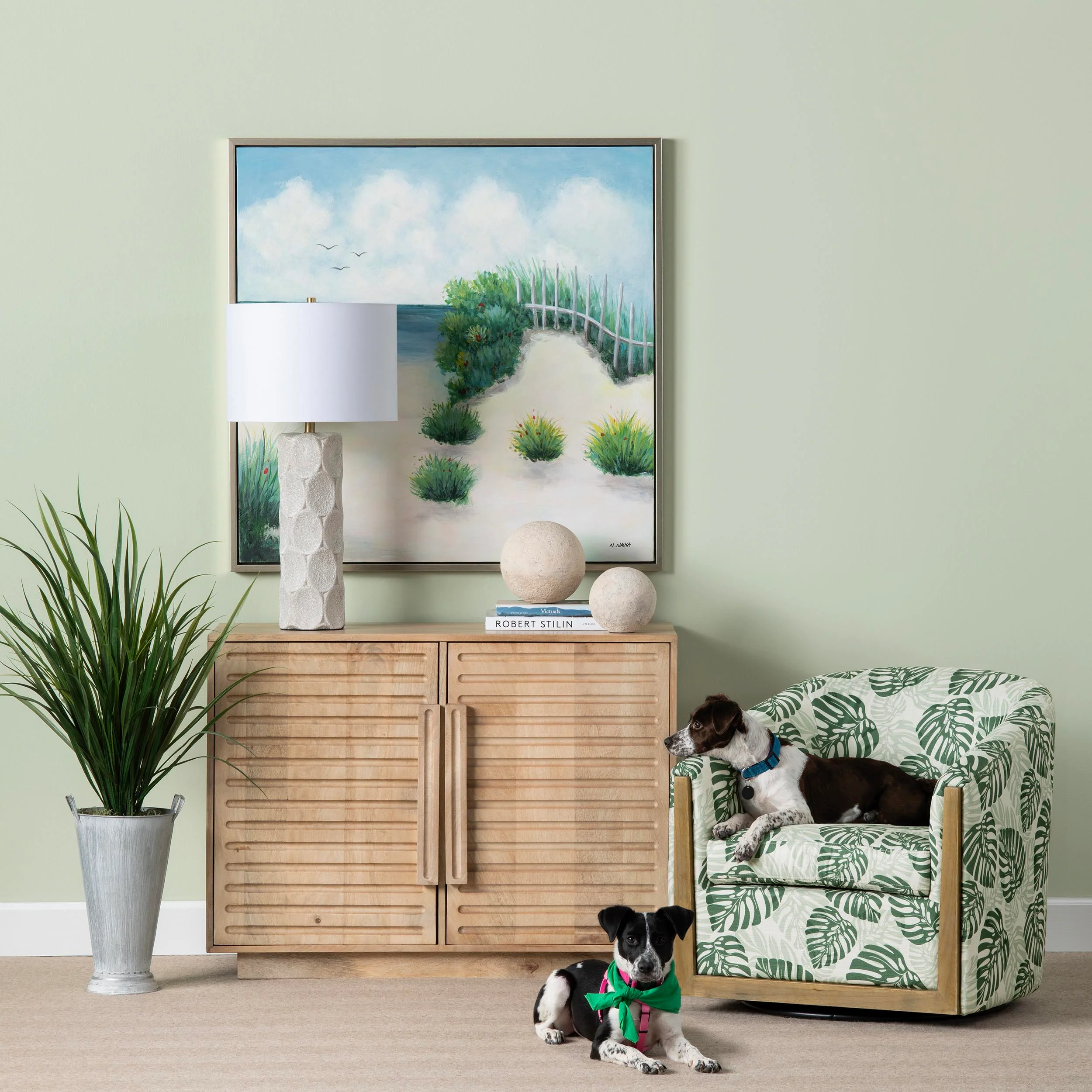 Easton 2 Door Cabinet, Natural - Image 5