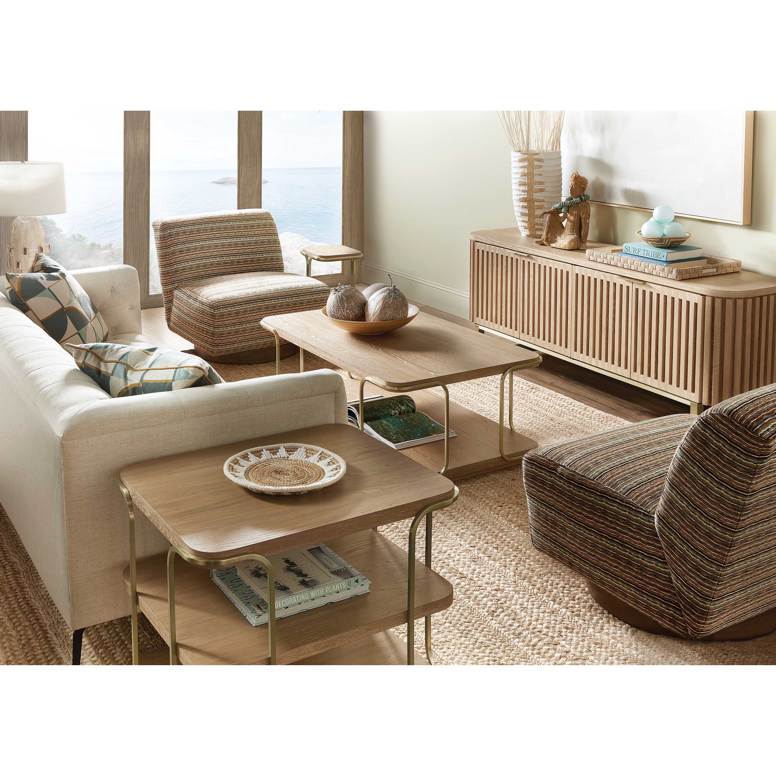 Easton Entertainment Console, Light Wood - Image 4
