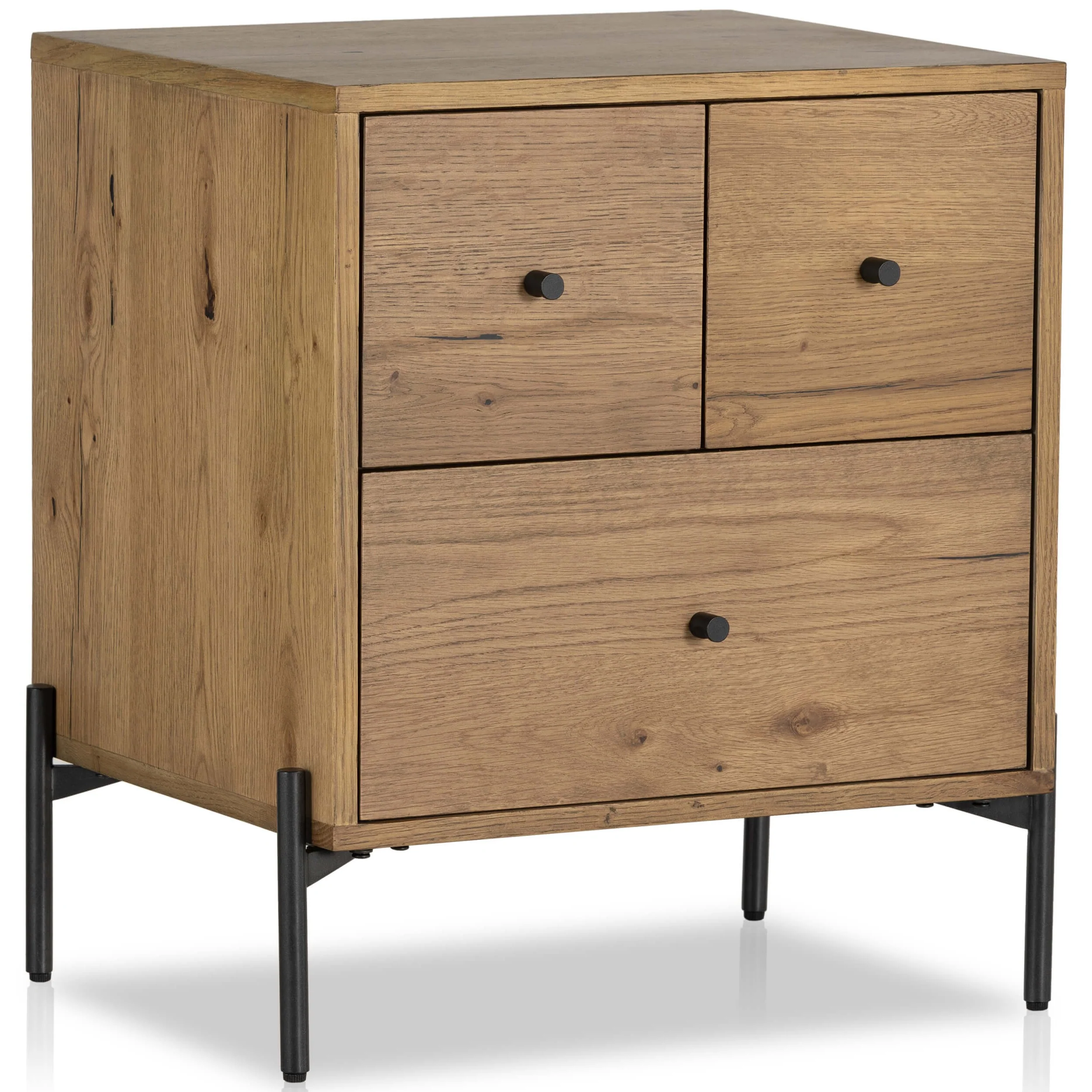 Eaton Nightstand, Amber Oak by Four Hands