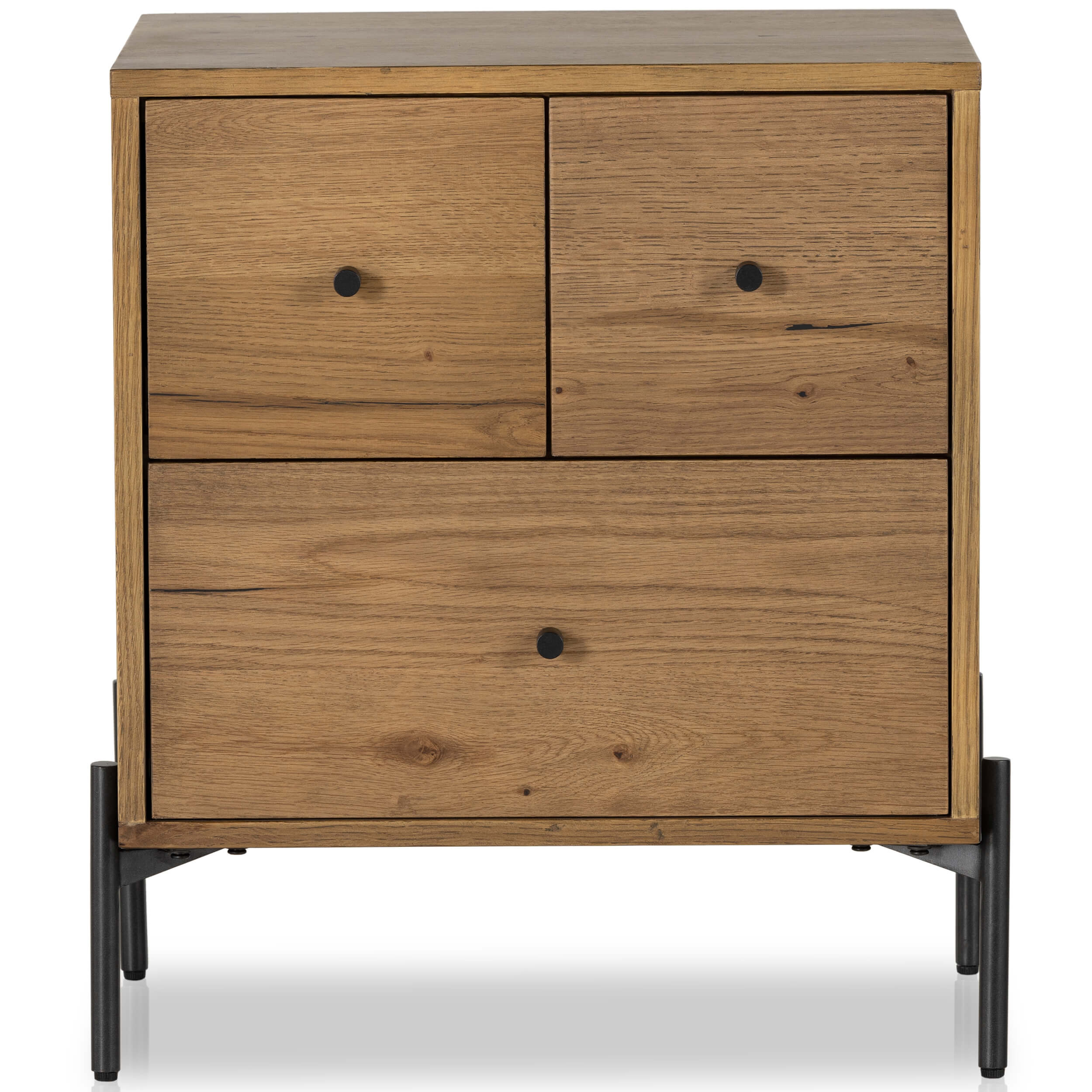 Eaton Nightstand, Amber Oak by Four Hands - Image 3