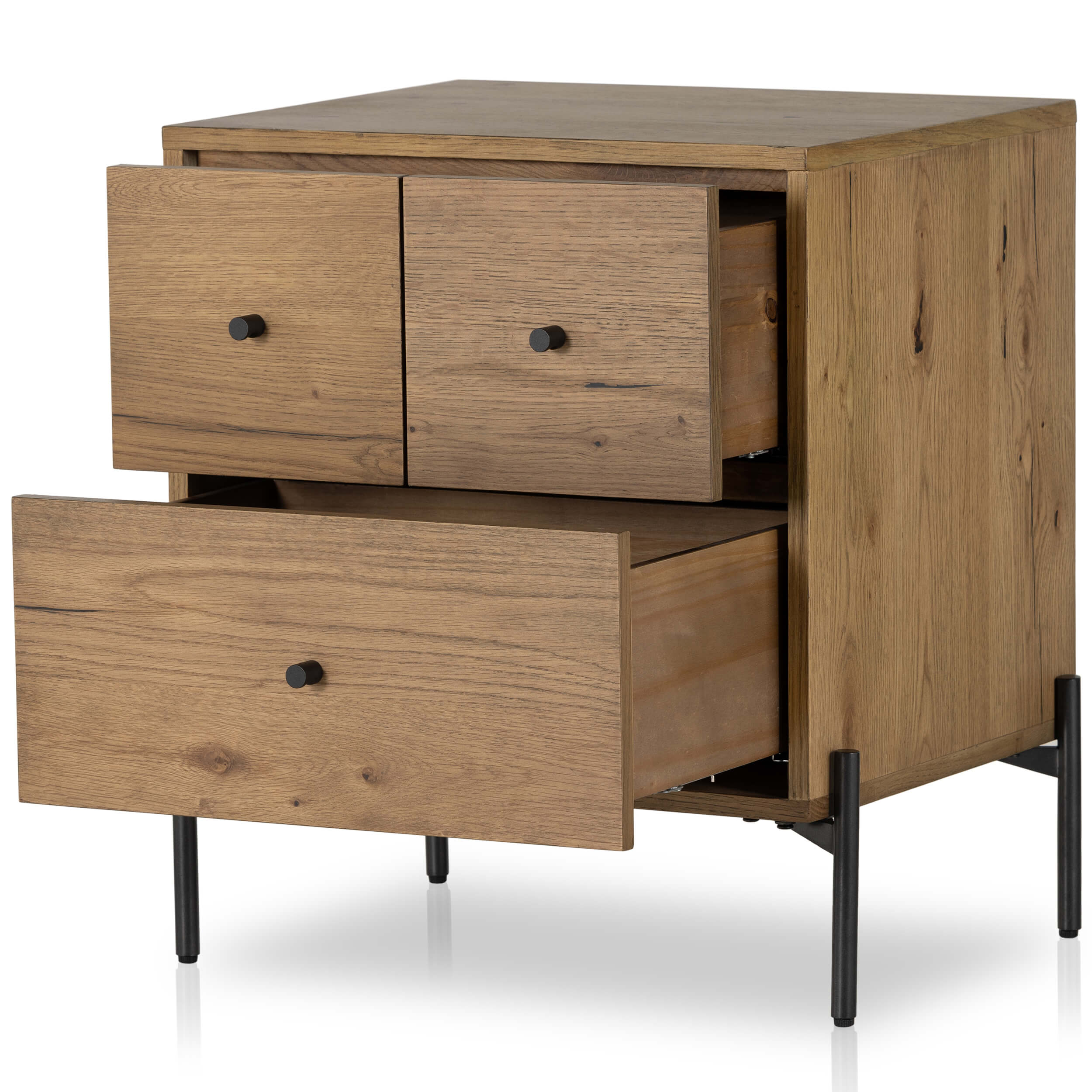 Eaton Nightstand, Amber Oak by Four Hands - Image 5