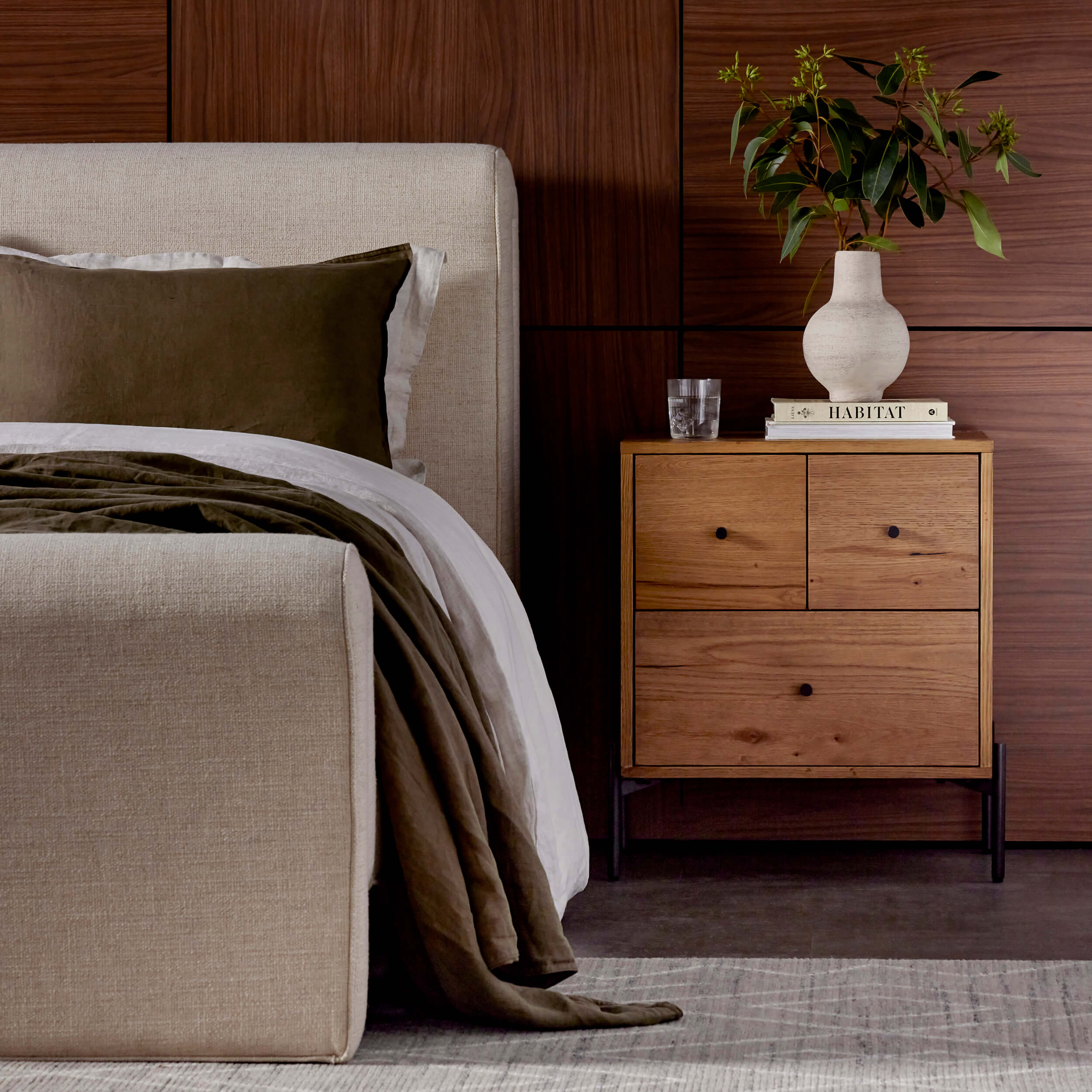 Eaton Nightstand, Amber Oak by Four Hands - Image 6