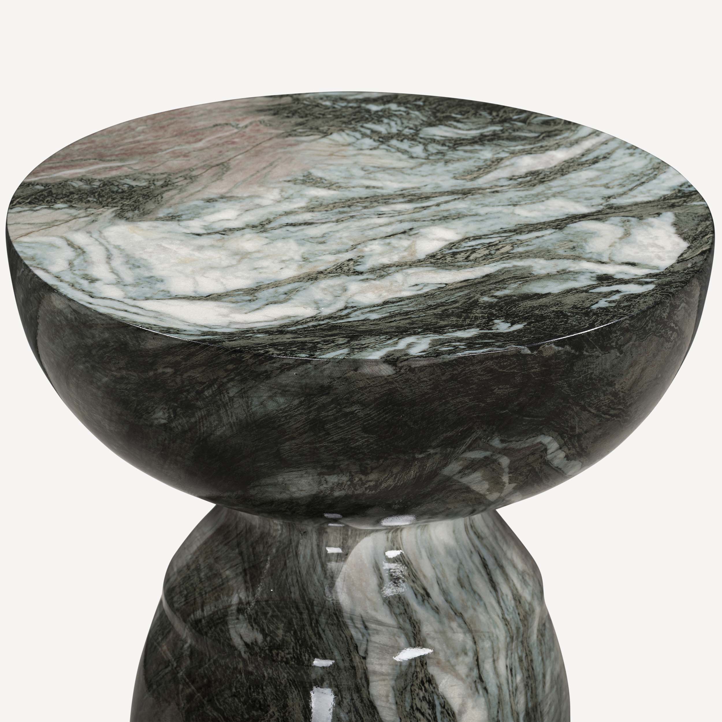 Echo End Table, Marble-Like Grey Blush - Image 4