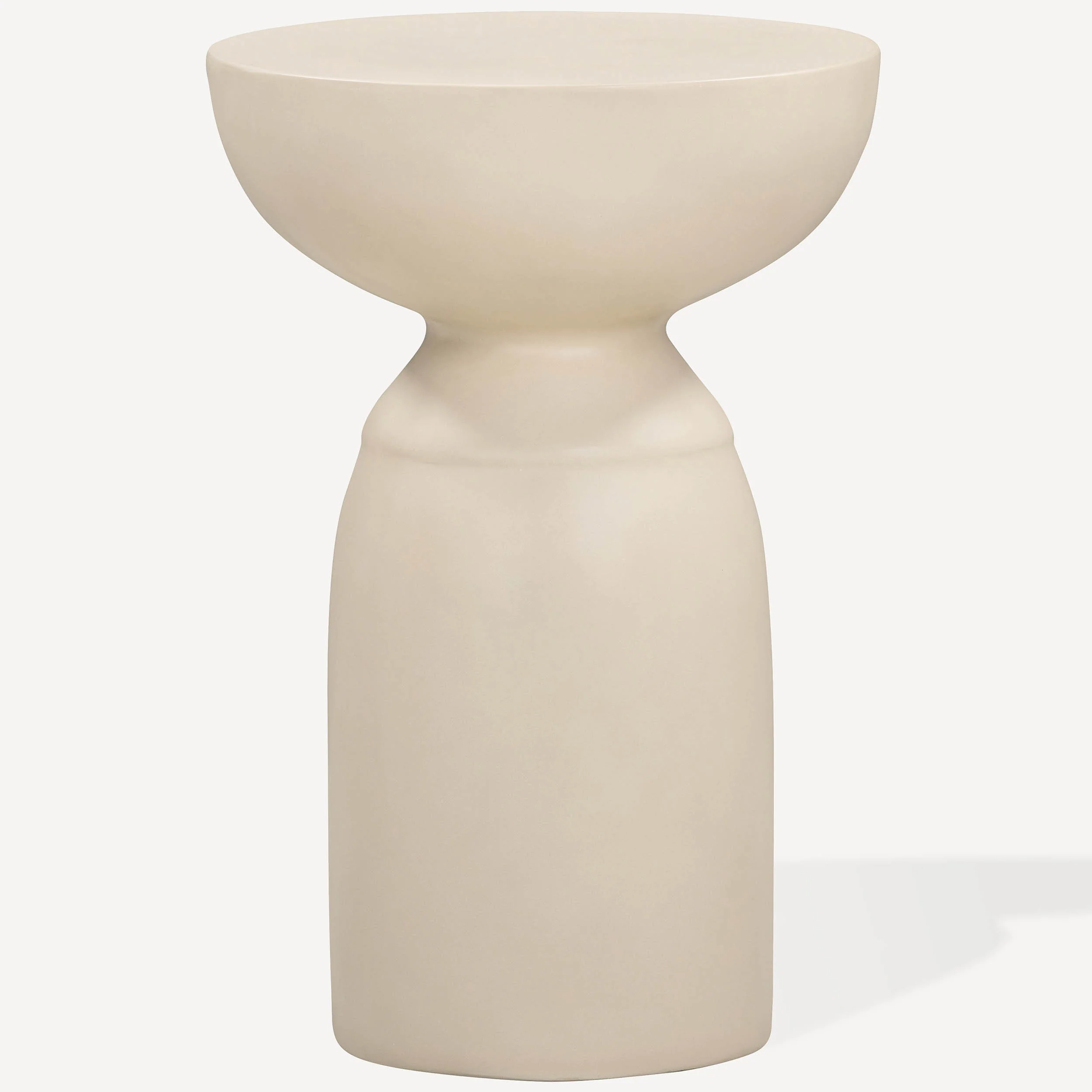 Echo End Table, Off-White