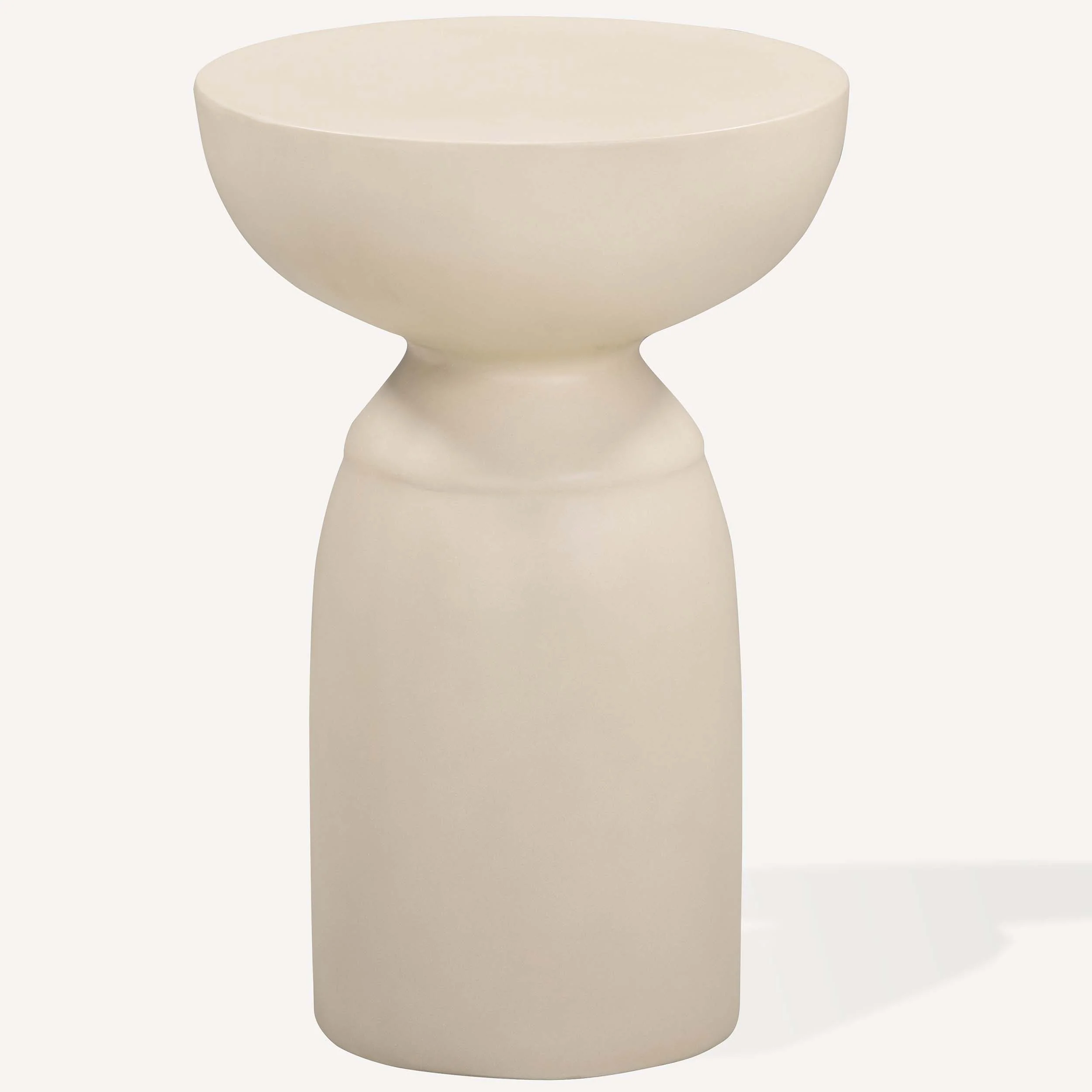 Echo End Table, Off-White - Image 2