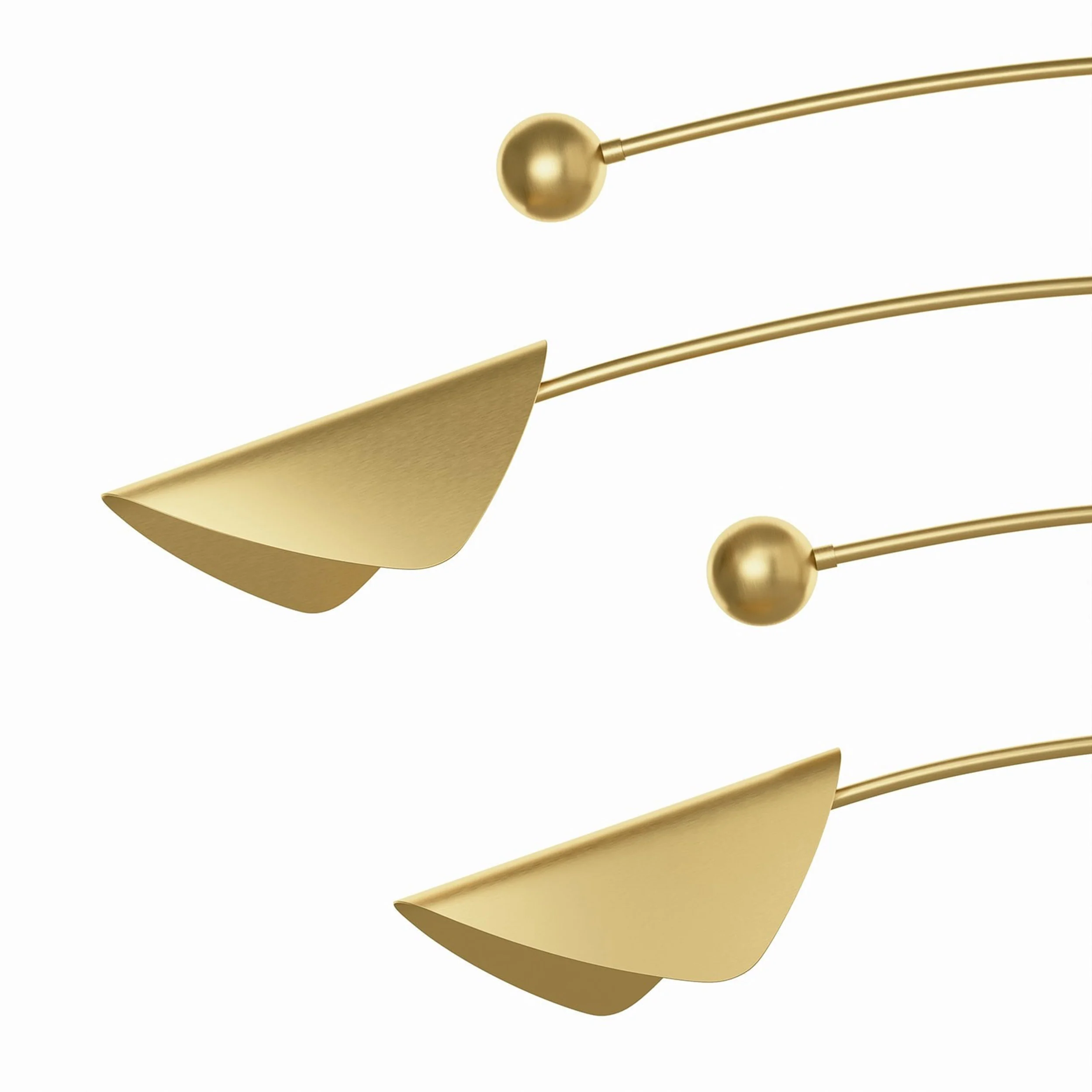 Eclipse Chandelier, Natural Brass - Image 5