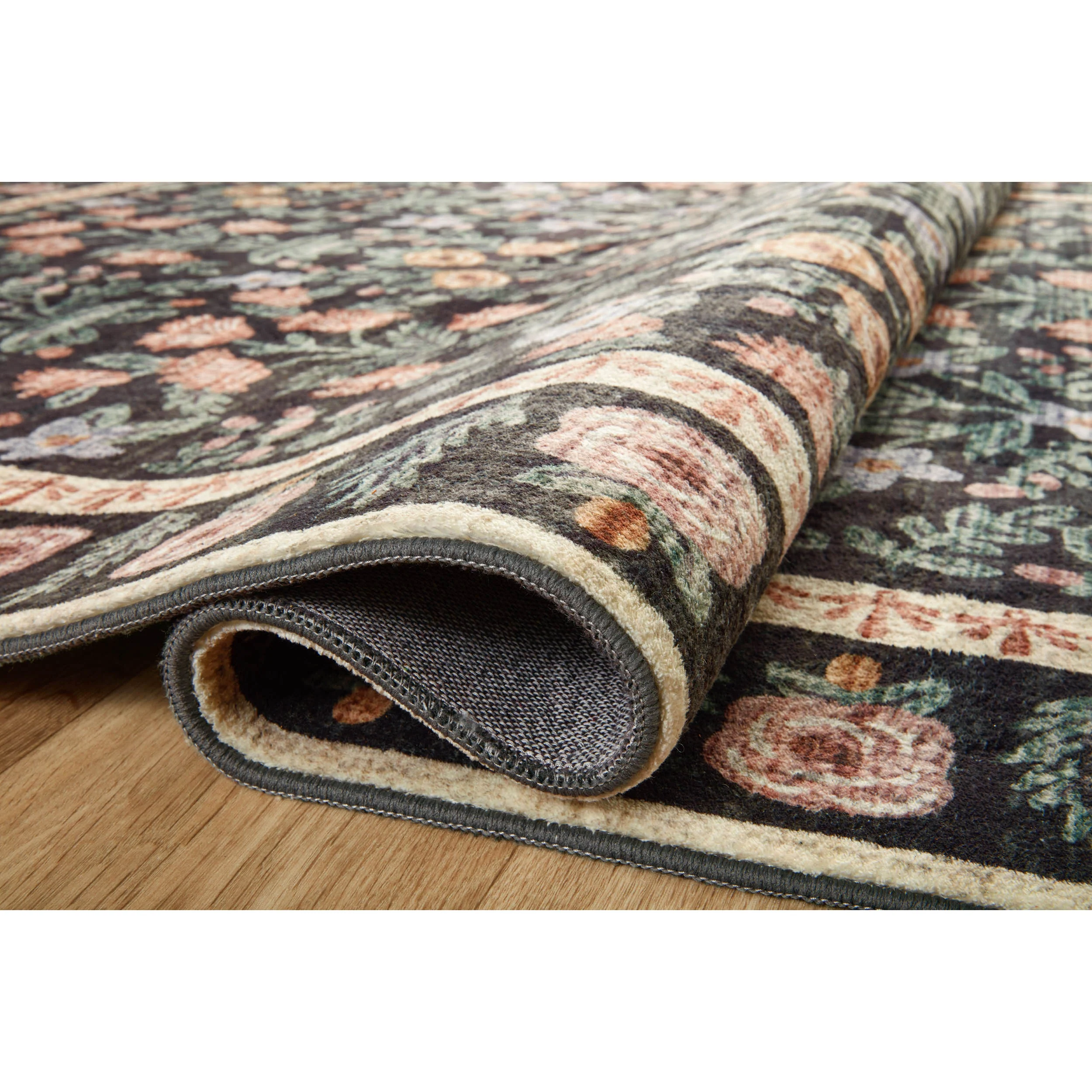 Rifle Paper Co. x Loloi Rug Eden EDE-02, Mughal Garden Black - Image 5