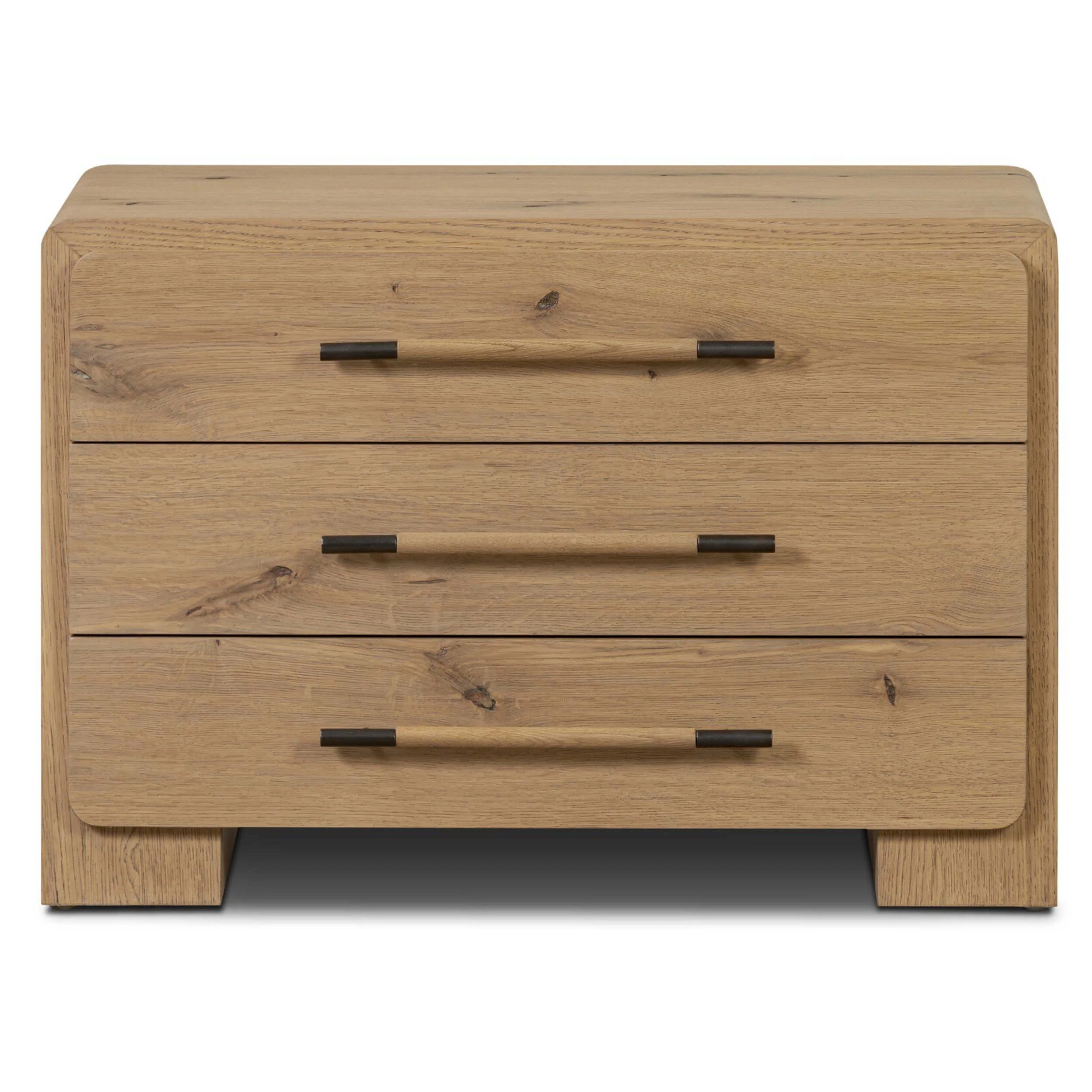 Eden Nightstand, Aged Smoked Oak by Four Hands - Image 2
