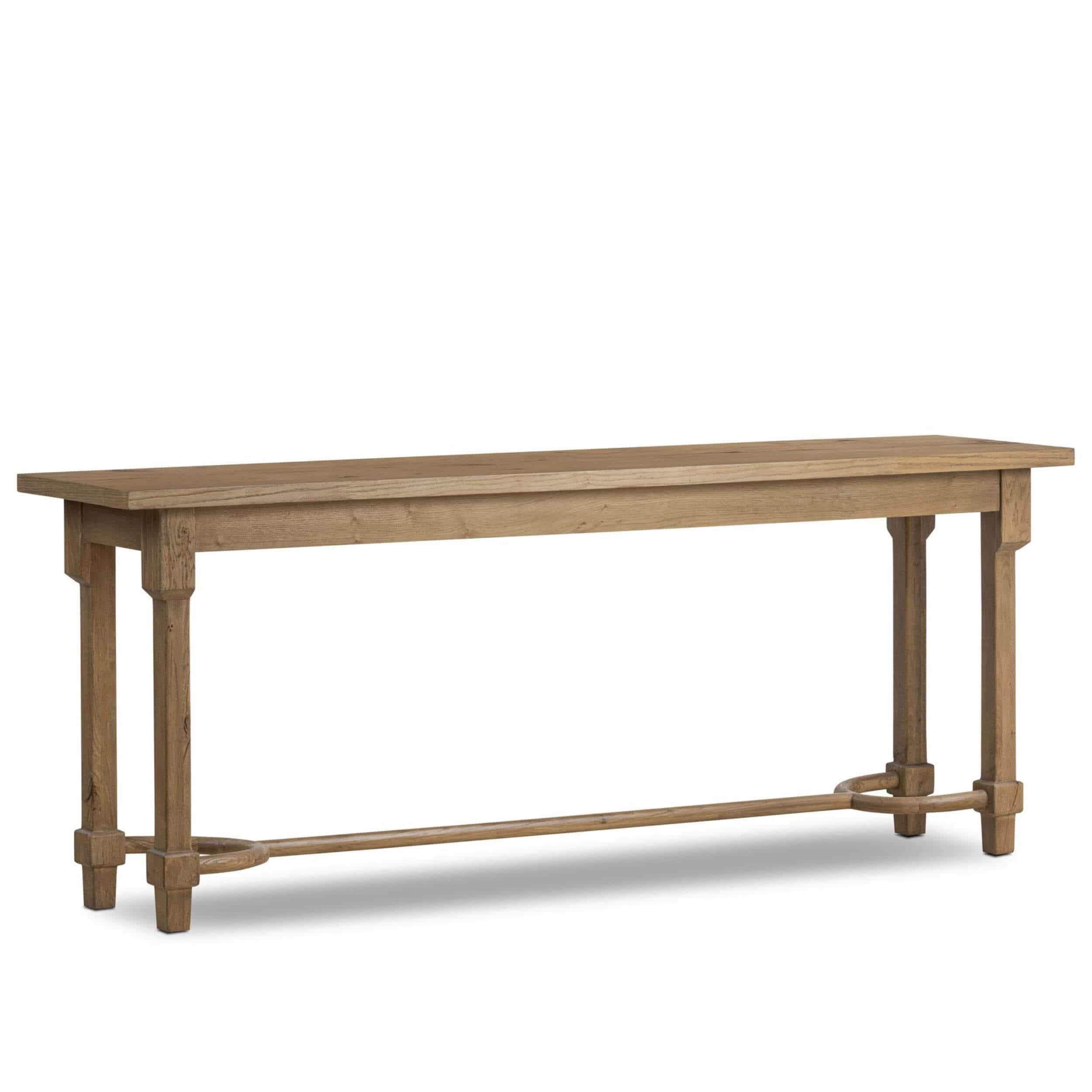 Edison Console Table, Worn Oak by Amber Lewis x Four Hands