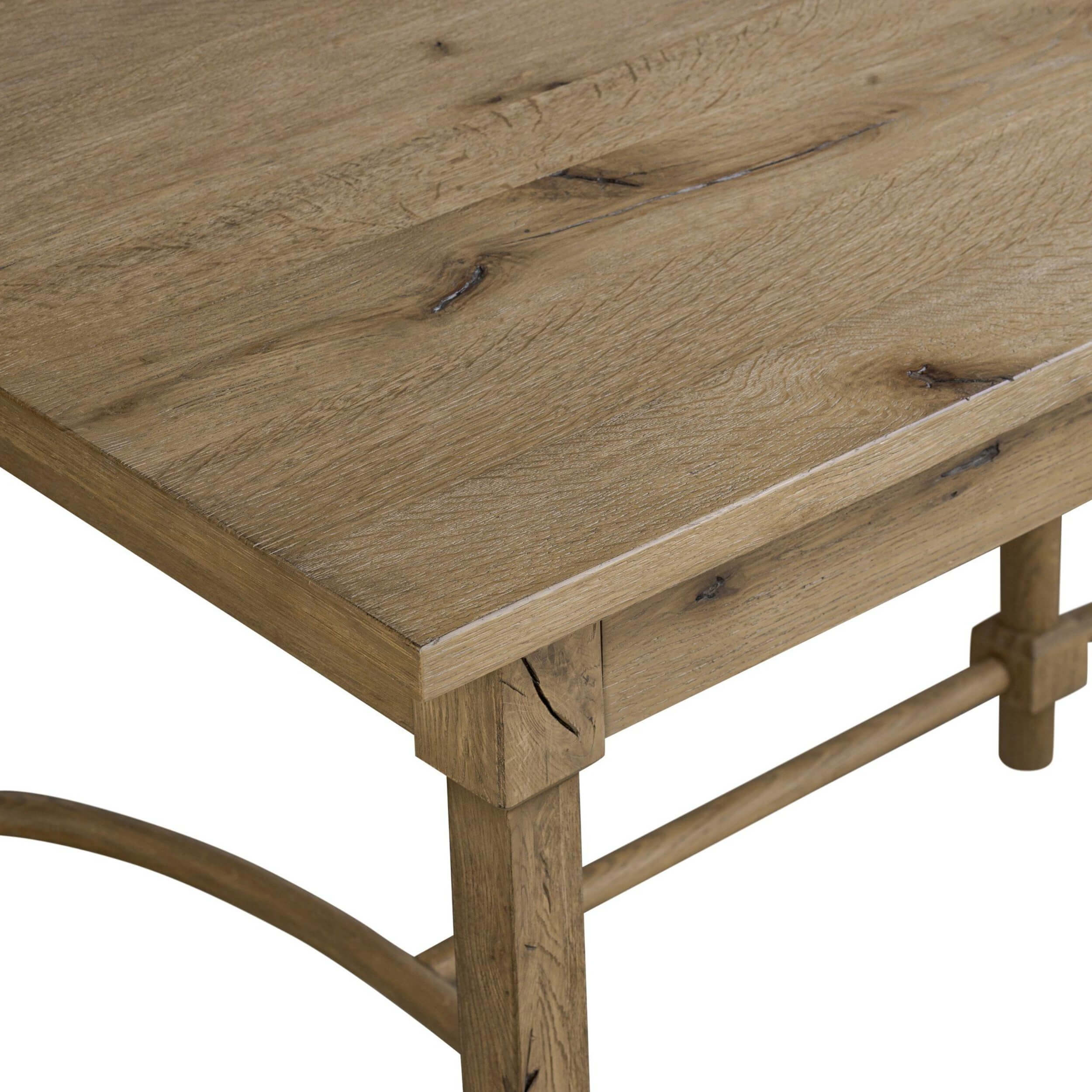 Edison Desk, Worn Oak by Amber Lewis x Four Hands - Image 5