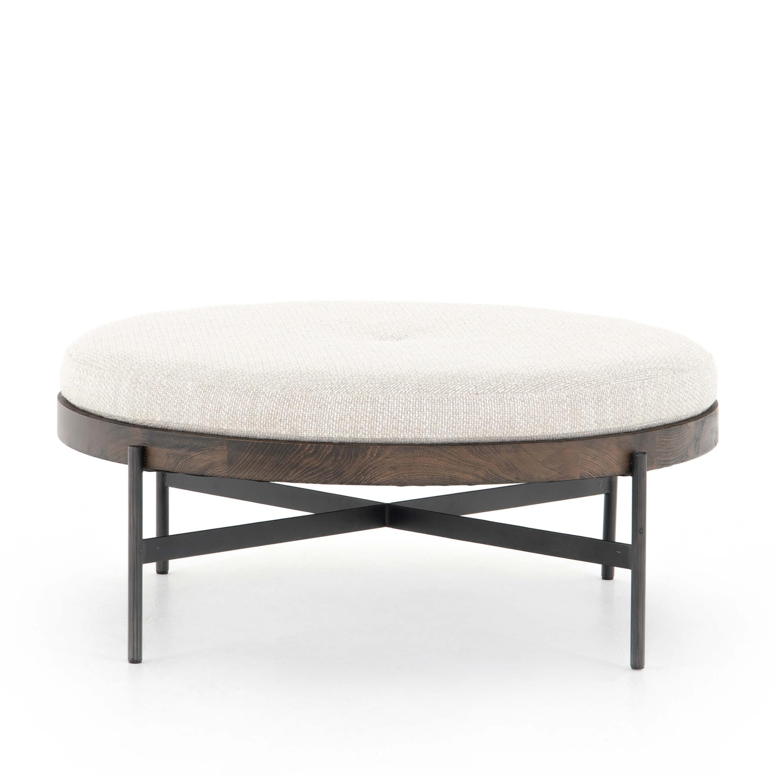Edwyn Large Ottoman, Gibson Wheat by Four Hands - Image 2