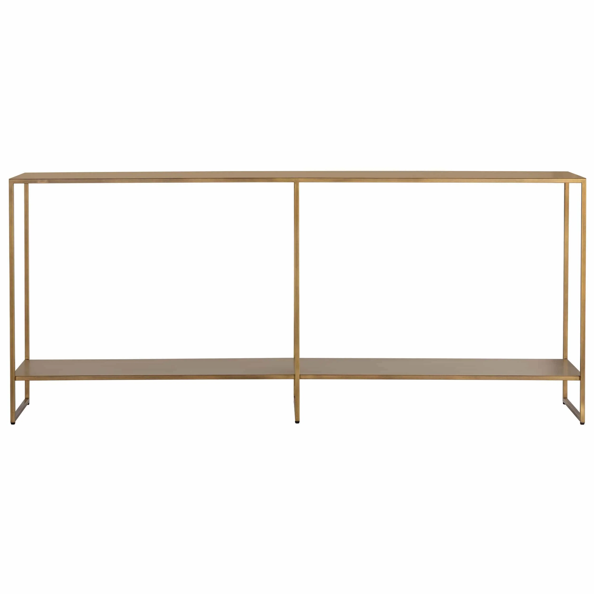 Eiffel Console Table, Antique Brass - Image 2