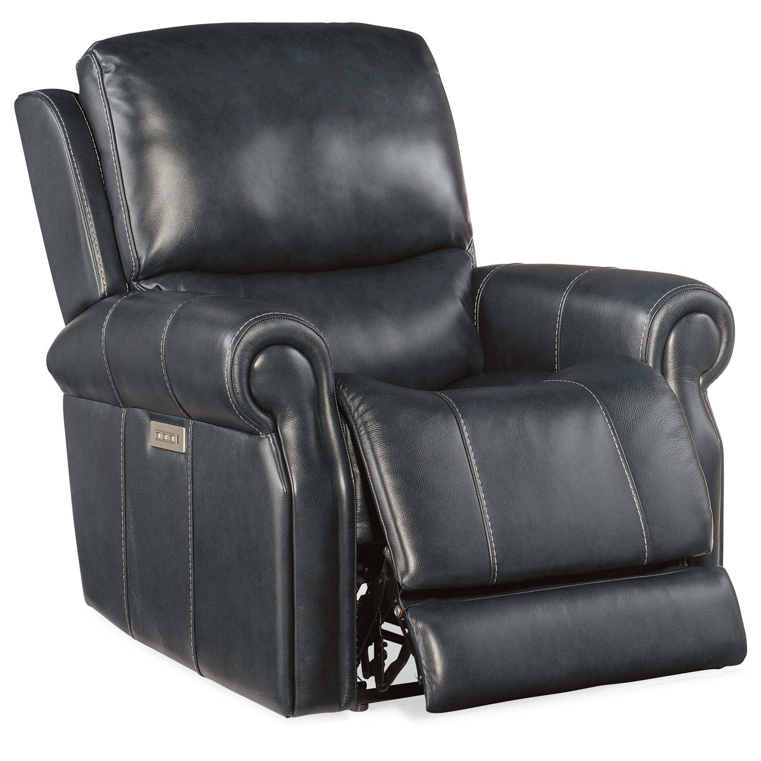 Eisley Leather Power Recliner, Sorrento Night Seas - Image 4