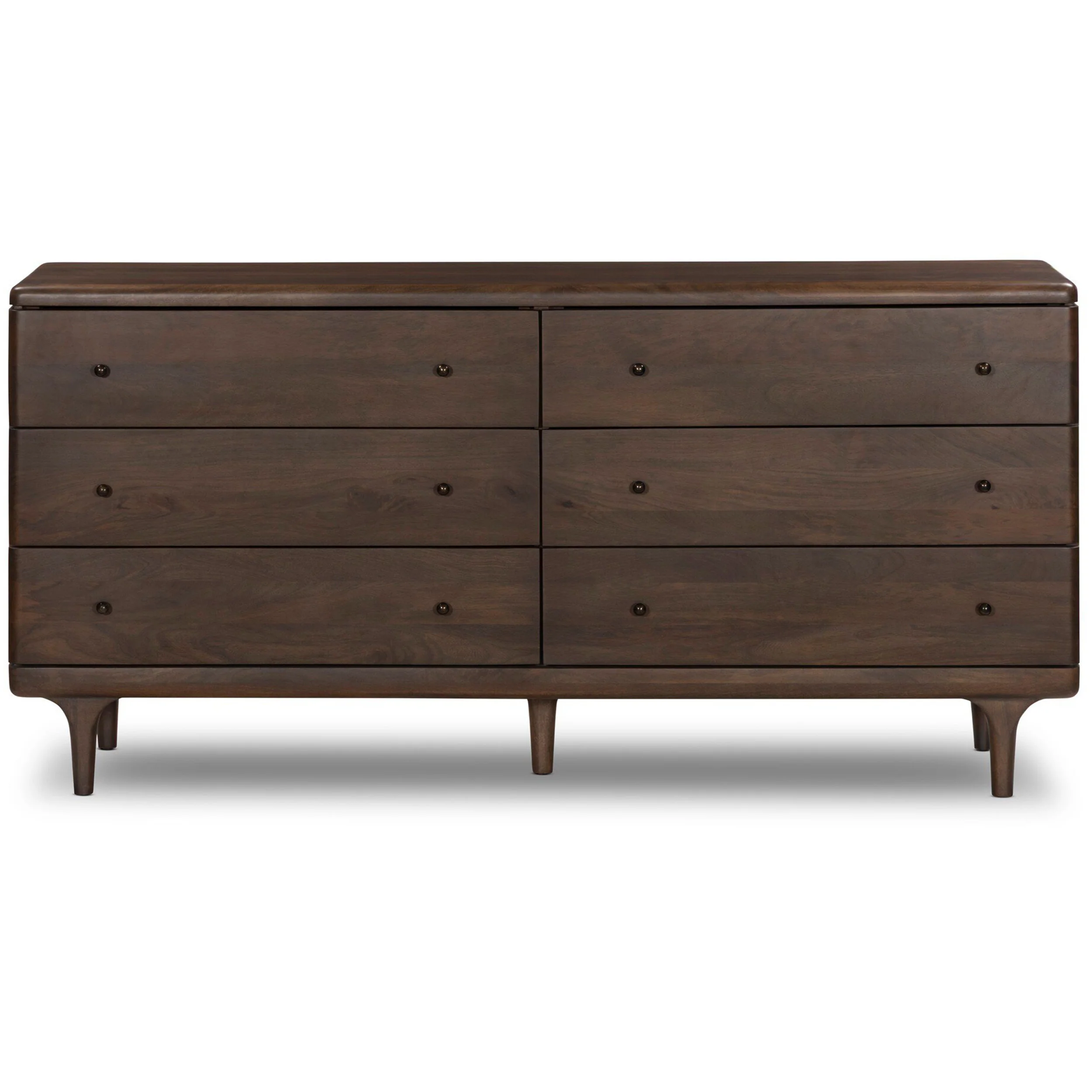 Eldrin 6 Drawer Dresser, Warm Brown by Four Hands - Image 2