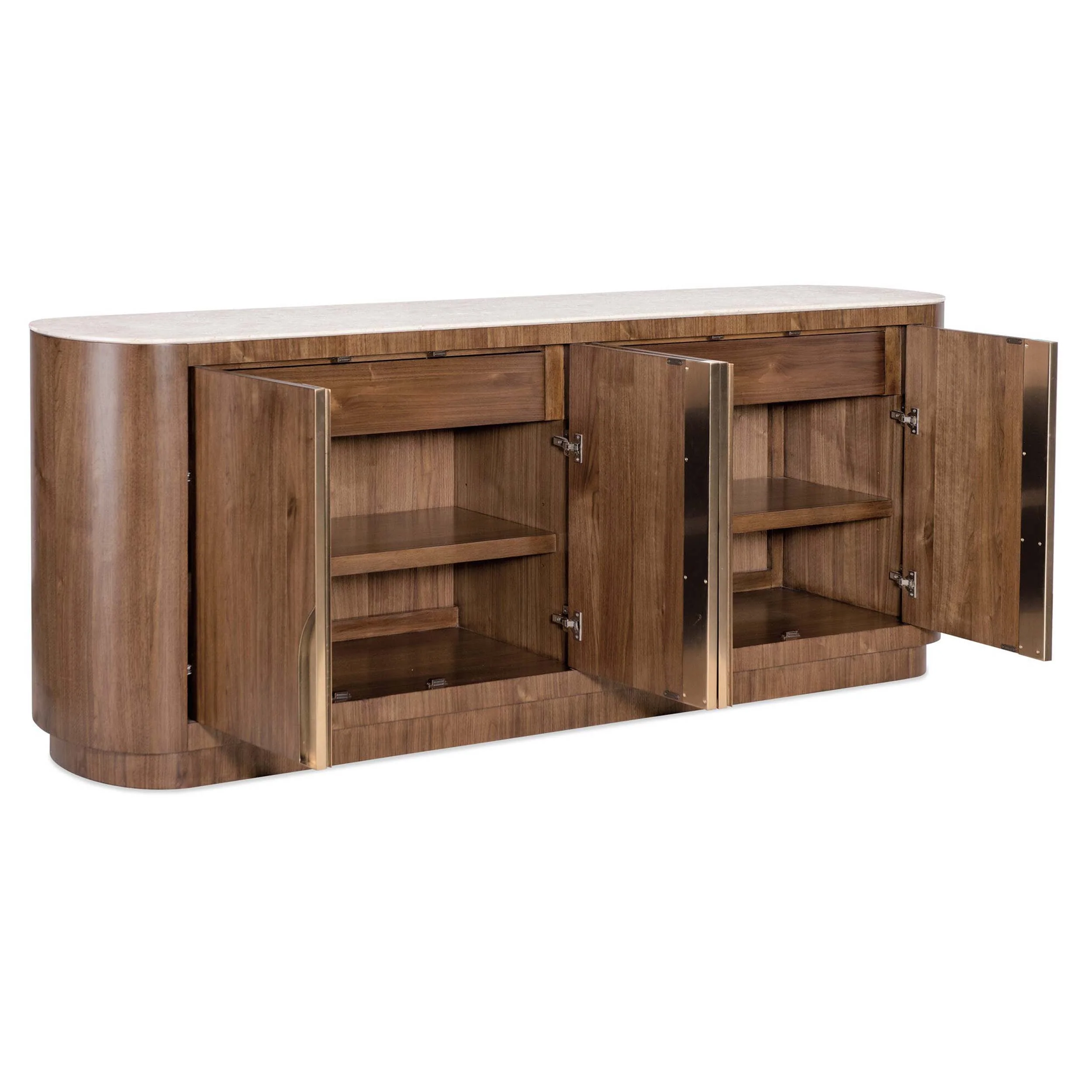 Eleana Credenza, Light Caramel - Image 5