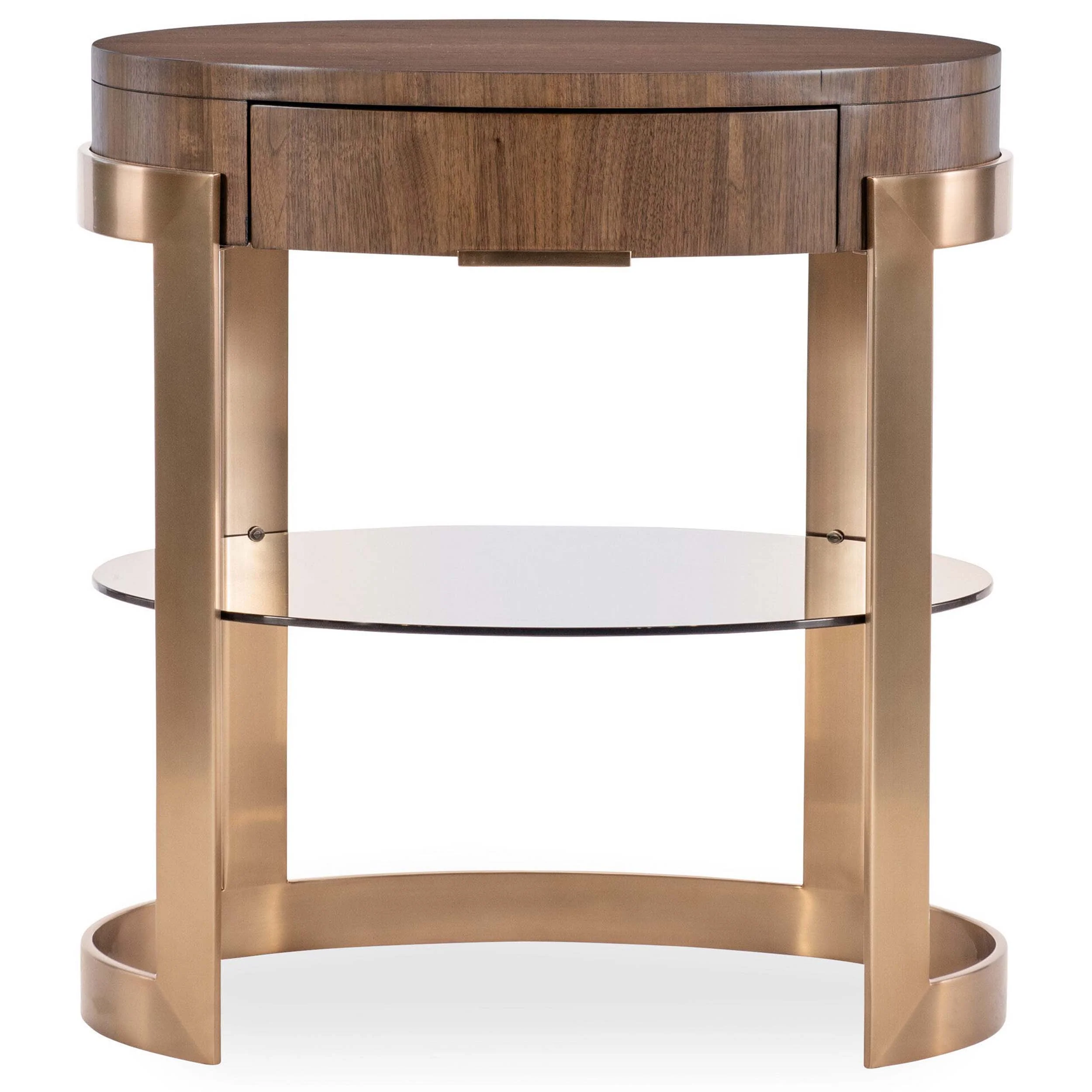 Eleana Oval Nightstand, Light Caramel - Image 2