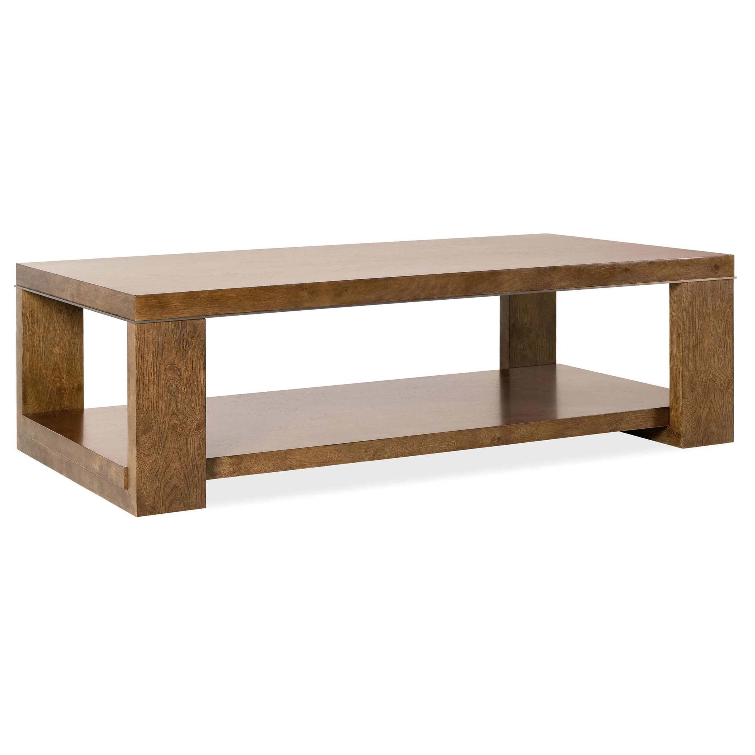 Mulholland Rectangle Cocktail Table, Golden Brown