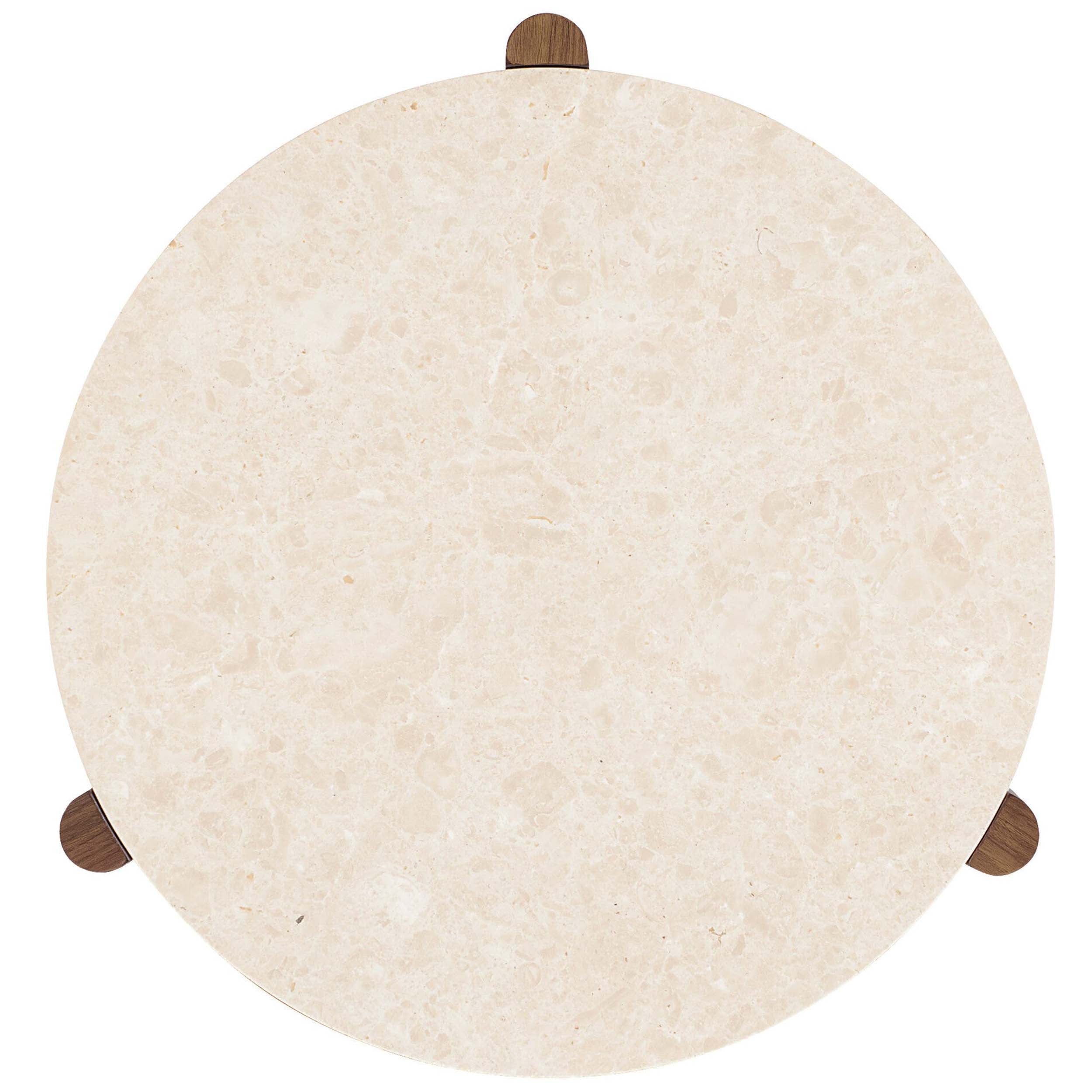 Eleana Round End Table, Walnut - Image 3