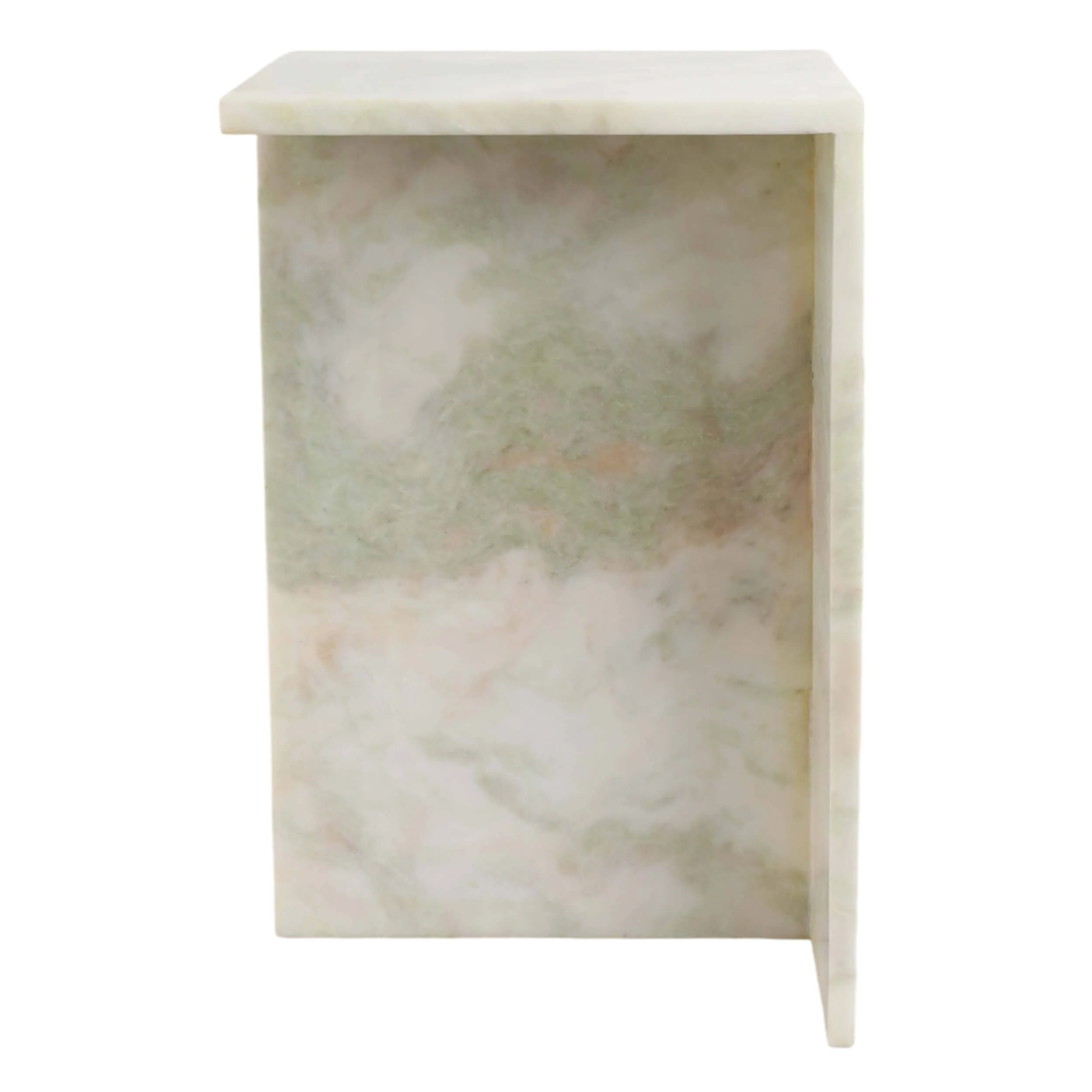 Elegant Boho Glam Accent Table, Green - Image 2