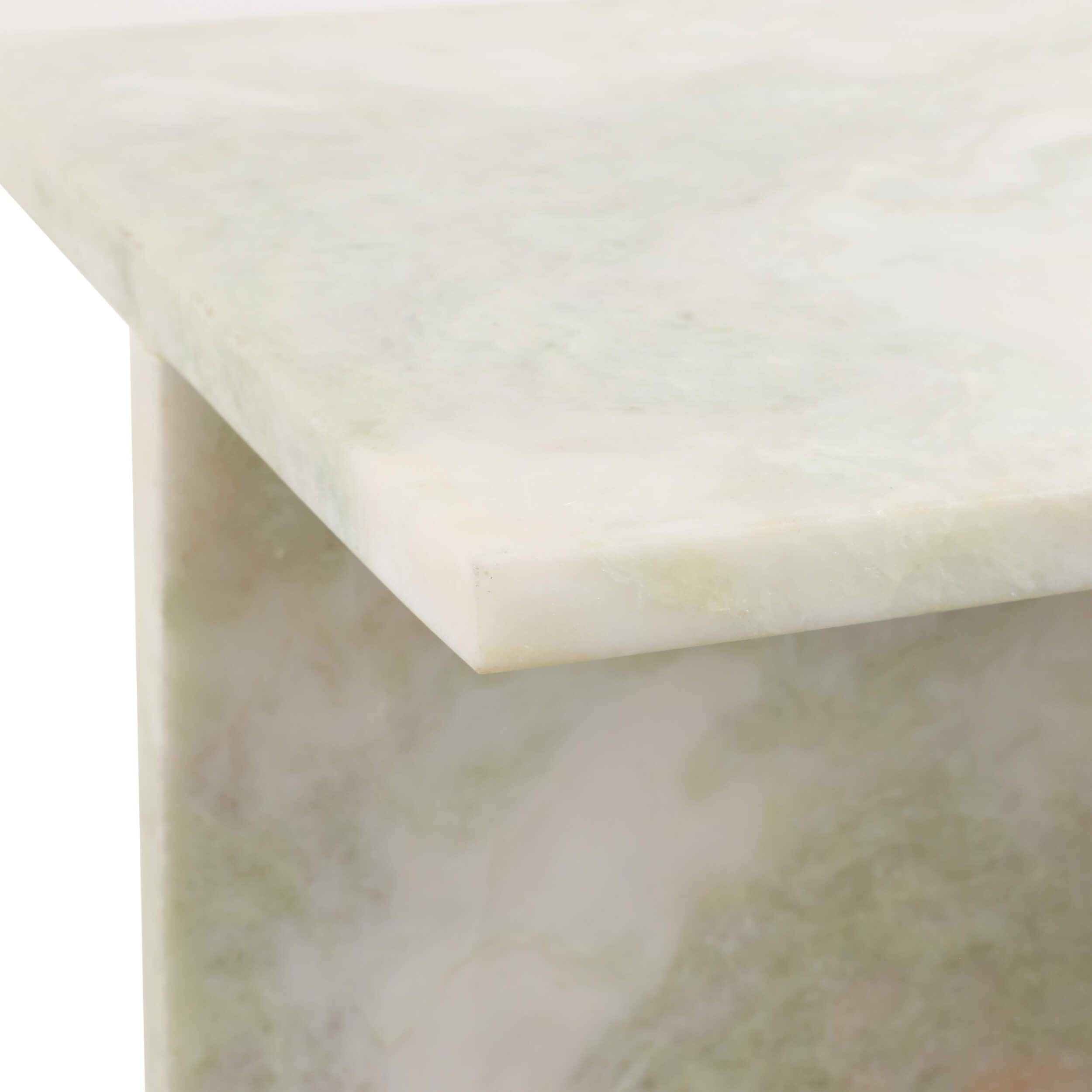 Elegant Boho Glam Accent Table, Green - Image 4