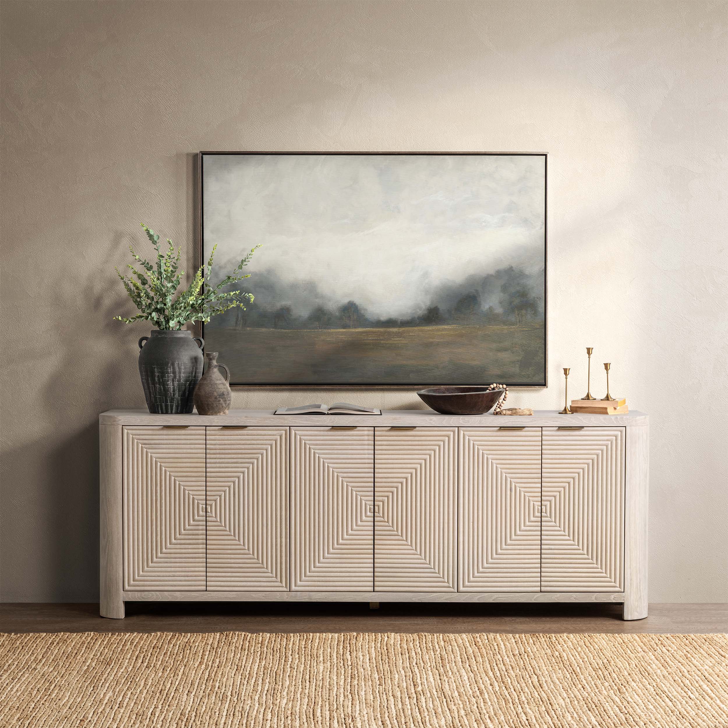 Elina 6 Door Cabinet, Vanilla Grove - Image 6