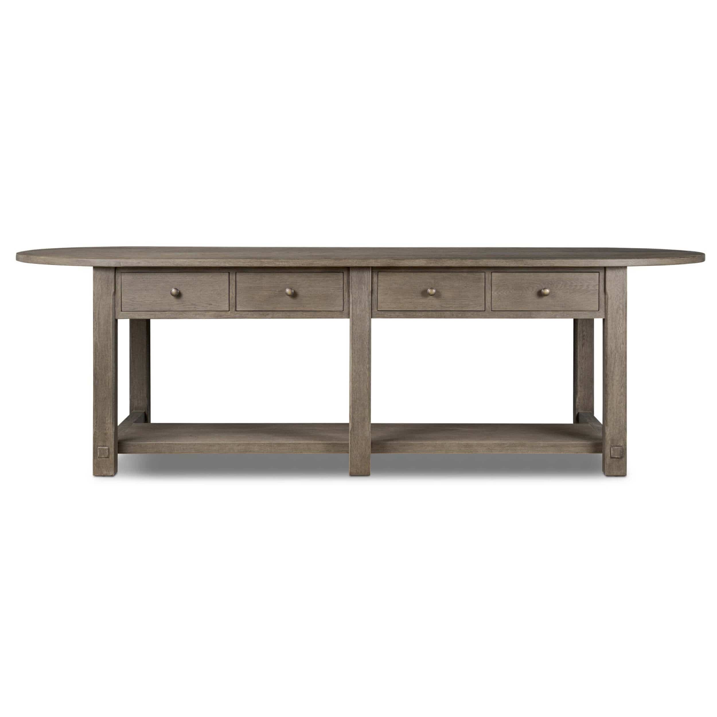 Elise Kitchen Island, Weathered Hazel by Amber Lewis x Four Hands - Image 2